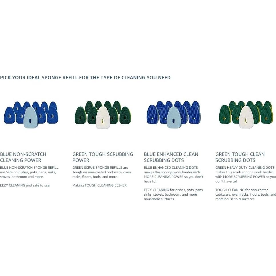 Recargas de Esponja Smilyeez para Scrub Daddy - 10 Paquete