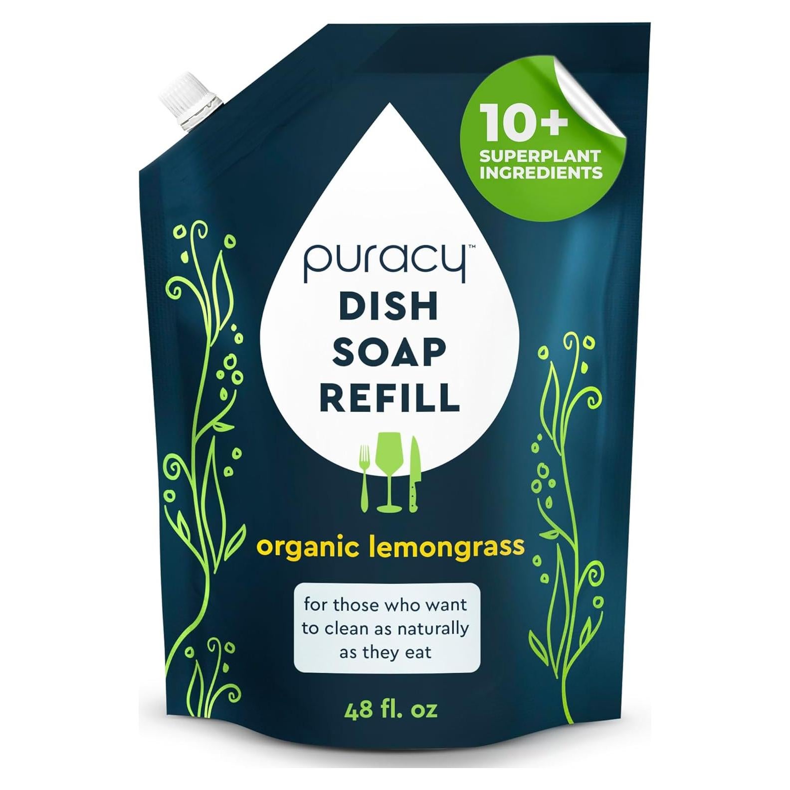 Recarga Jabón Líquido para Platos Puracy 1.42 L Limón Orgánico