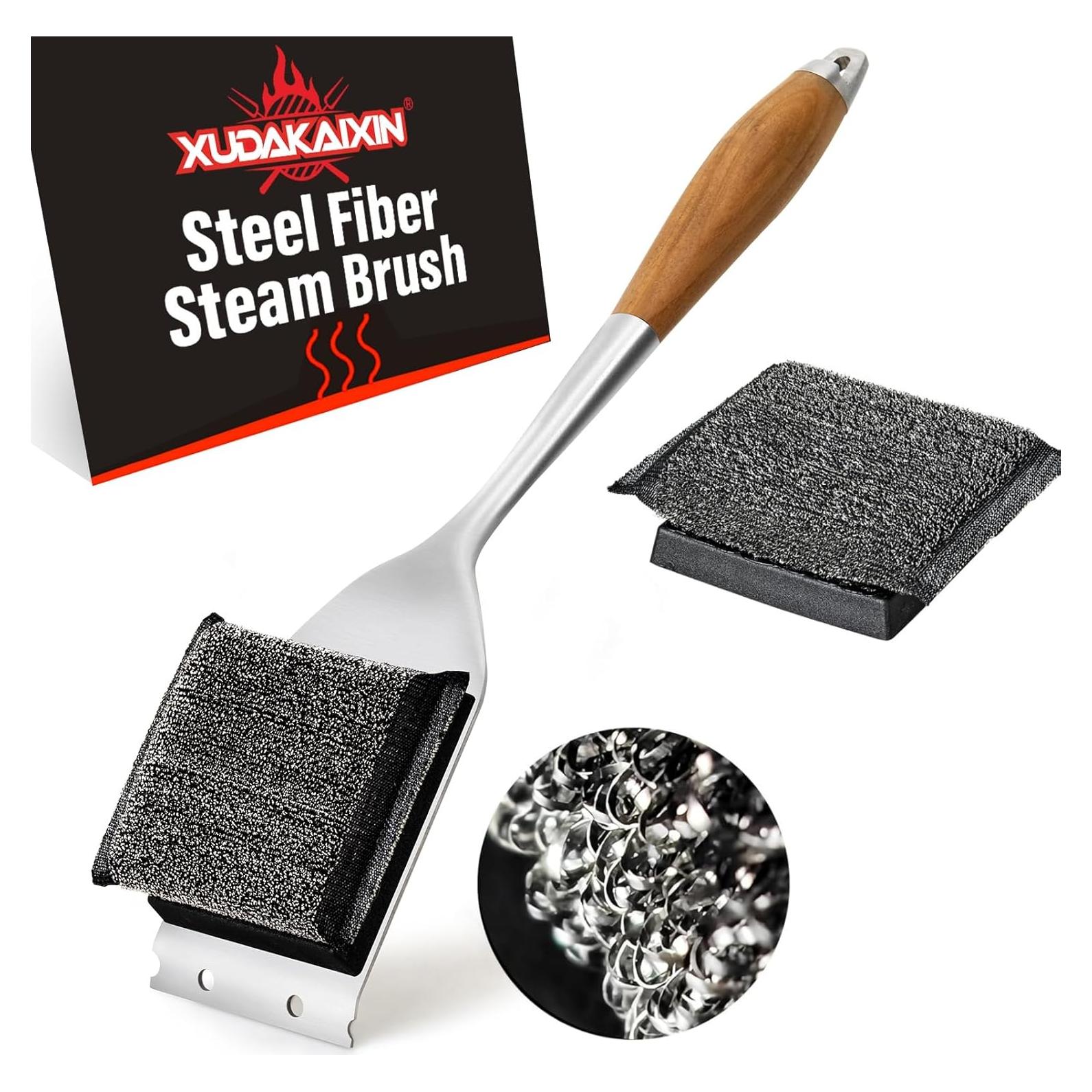 Cepillo de Parrilla XUDAKAIXIN Sin Cerda 43 cm - Seguro y Eficiente