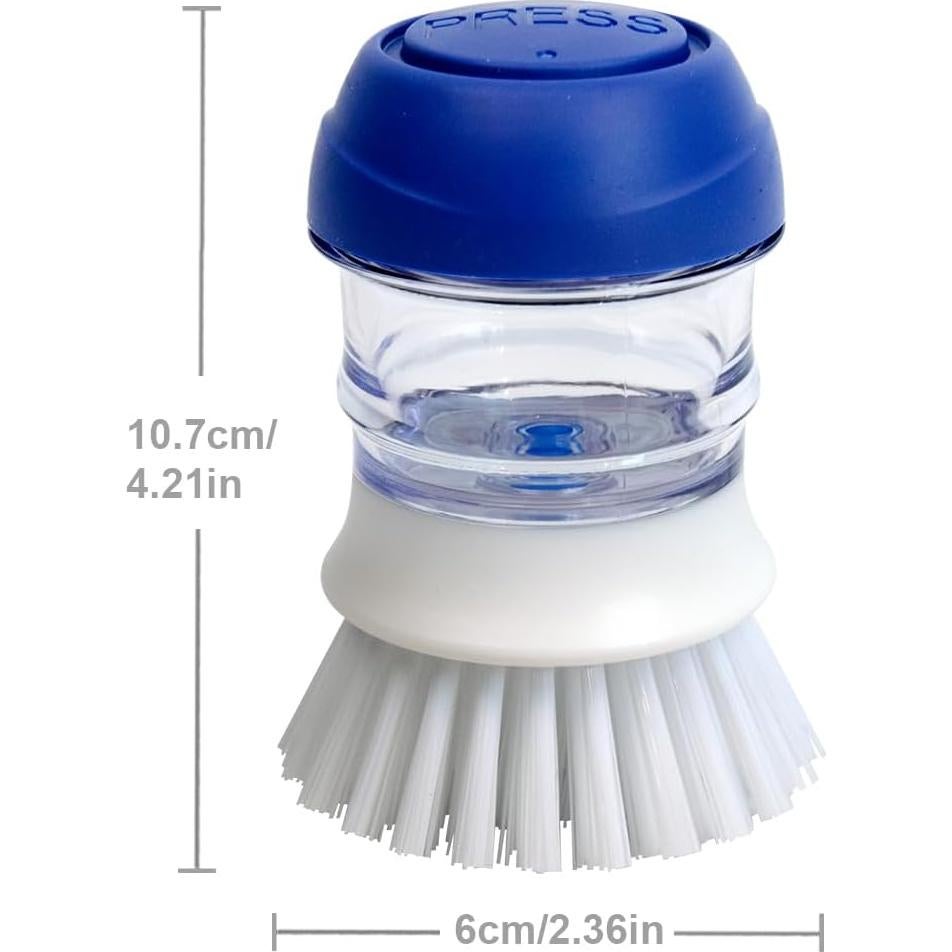 Cepillo de Platos CELOX con Dispensador de Jabón 2 Unidades