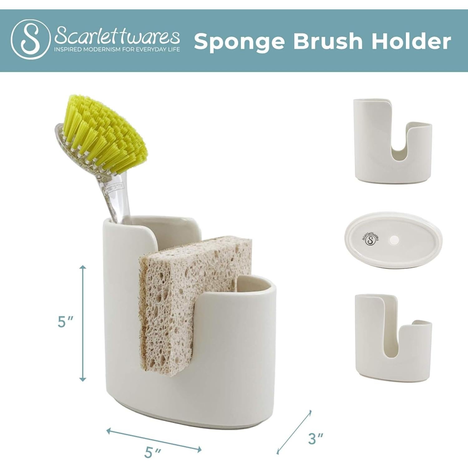 Soporte para Esponjas y Cepillos de Fregadero Scarlettwares