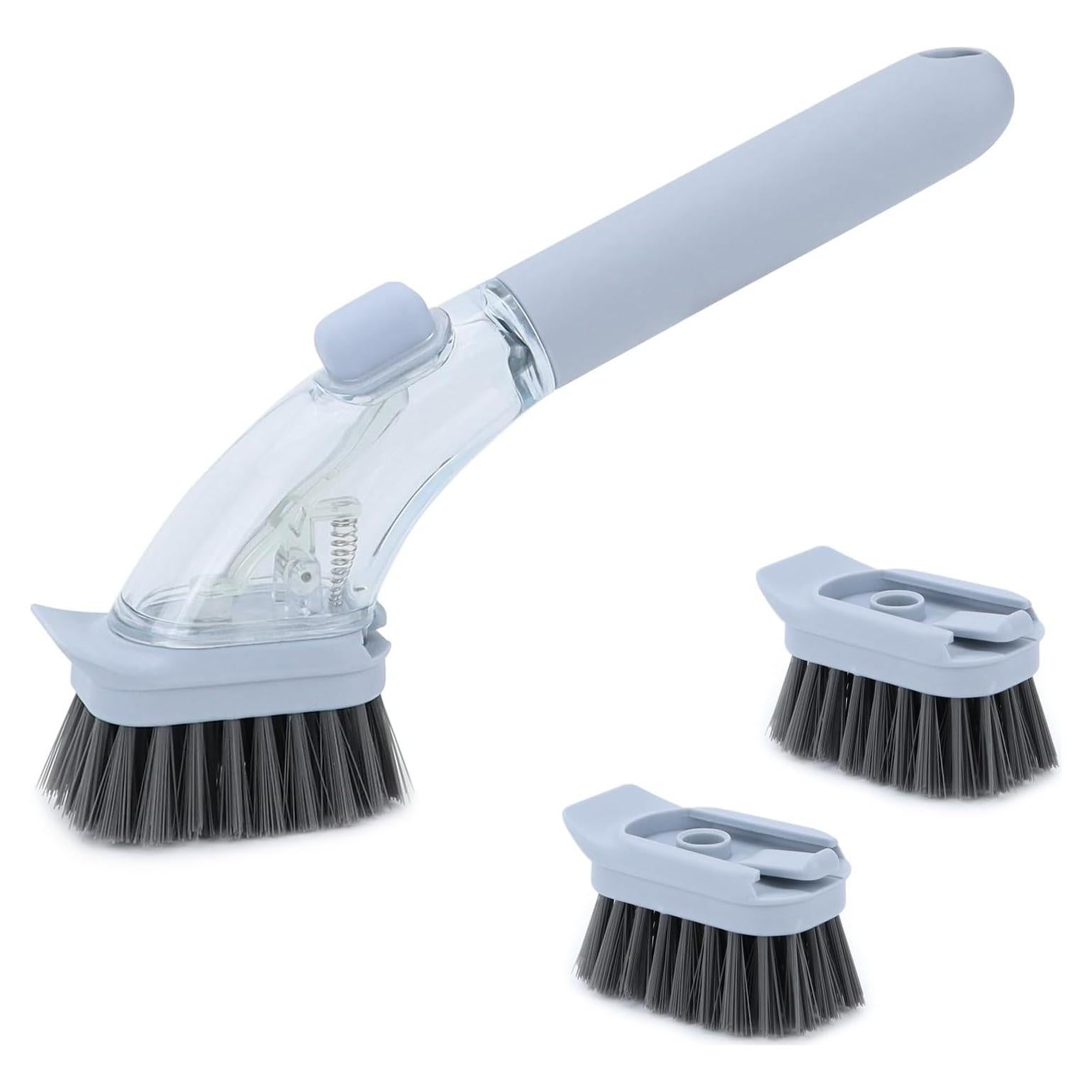 Cepillo de Cocina DAPOWER con Dispensador de Jabón Reemplazable