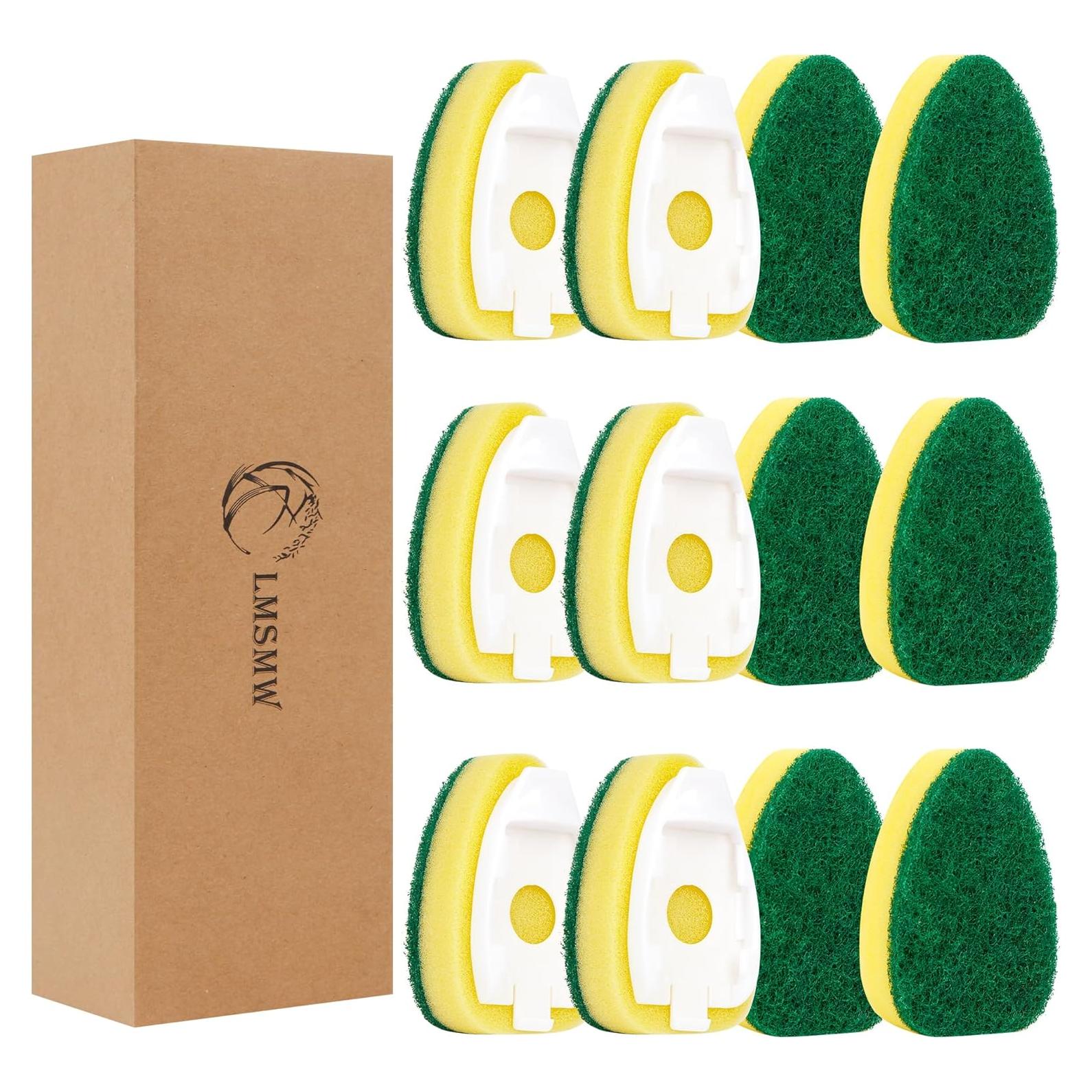 Recargas de Esponja Sin Rayones LMSMW 12 Unidades para Varita de Platos