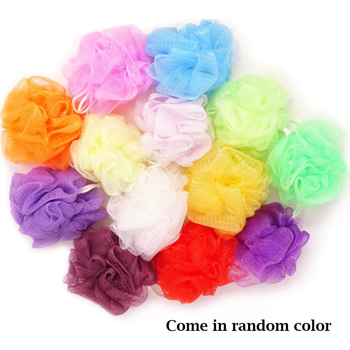 Puff de Malla de Baño Honbay 5PCS para Viajes