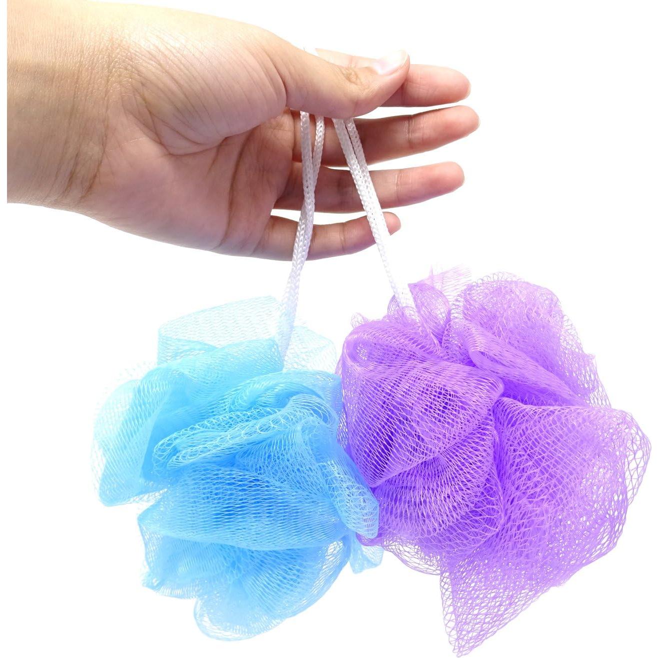 Puff de Malla de Baño Honbay 5PCS para Viajes