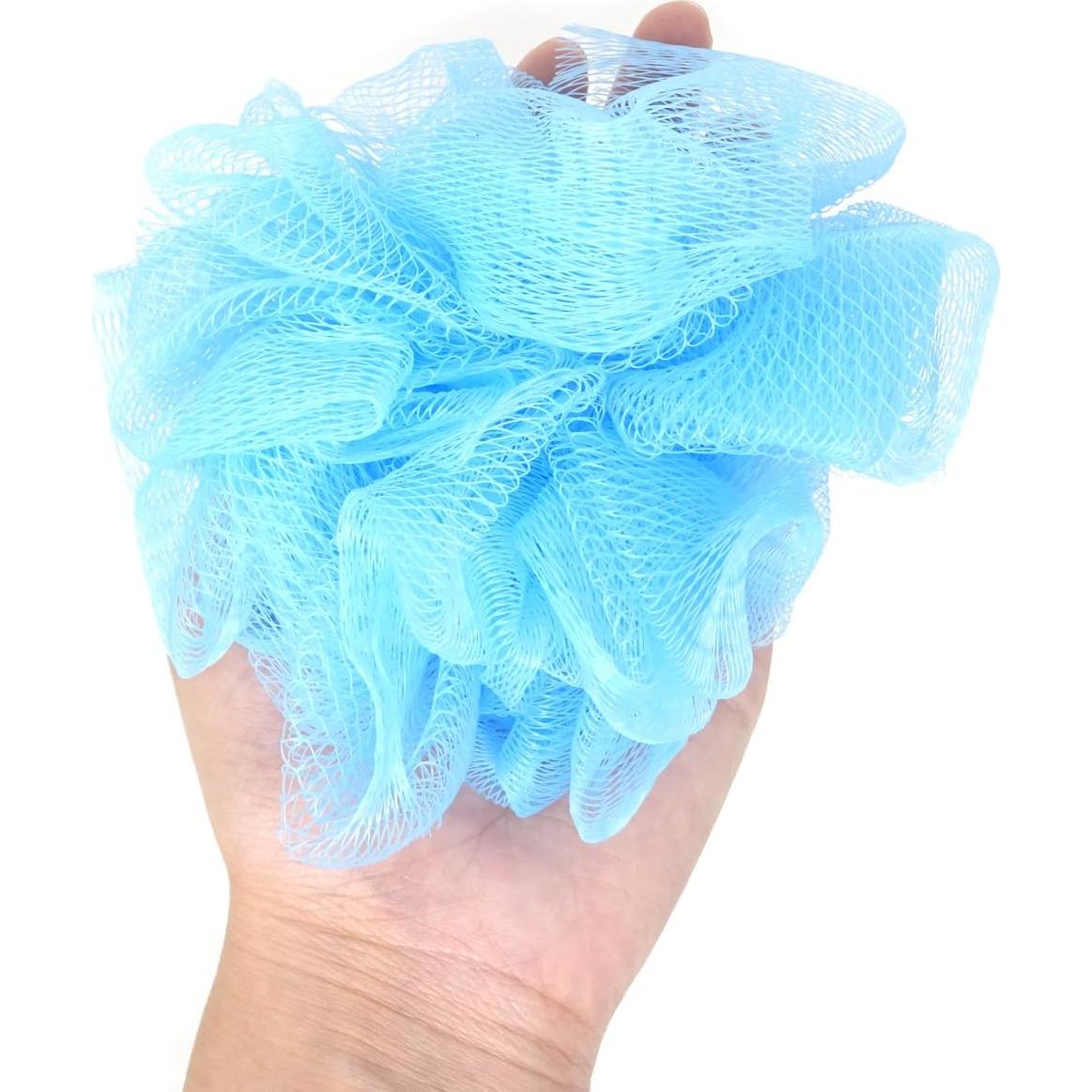 Puff de Malla de Baño Honbay 5PCS para Viajes