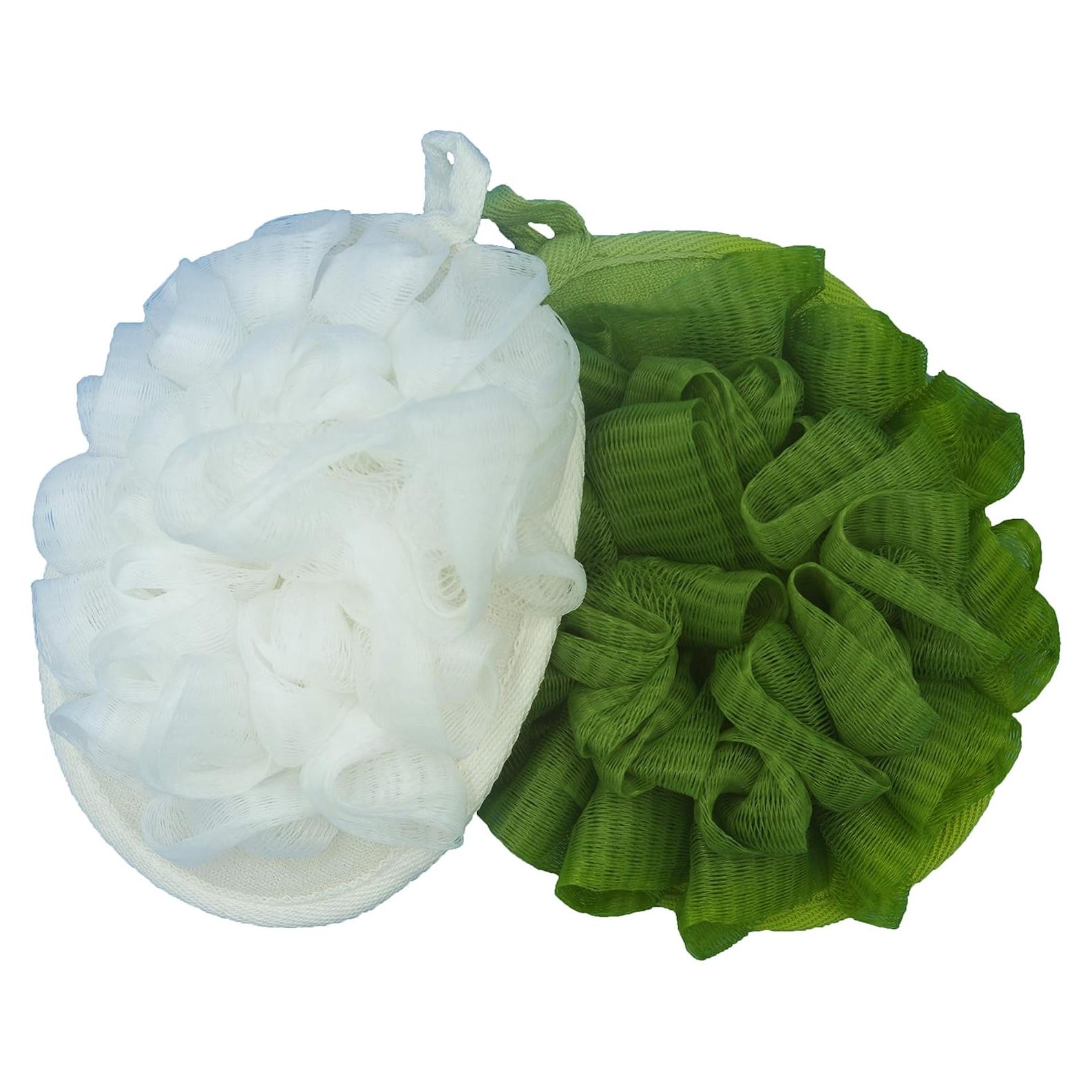 Paquete de 2 Esponjas de Baño Exfoliantes Estfin 17.8x12.7cm