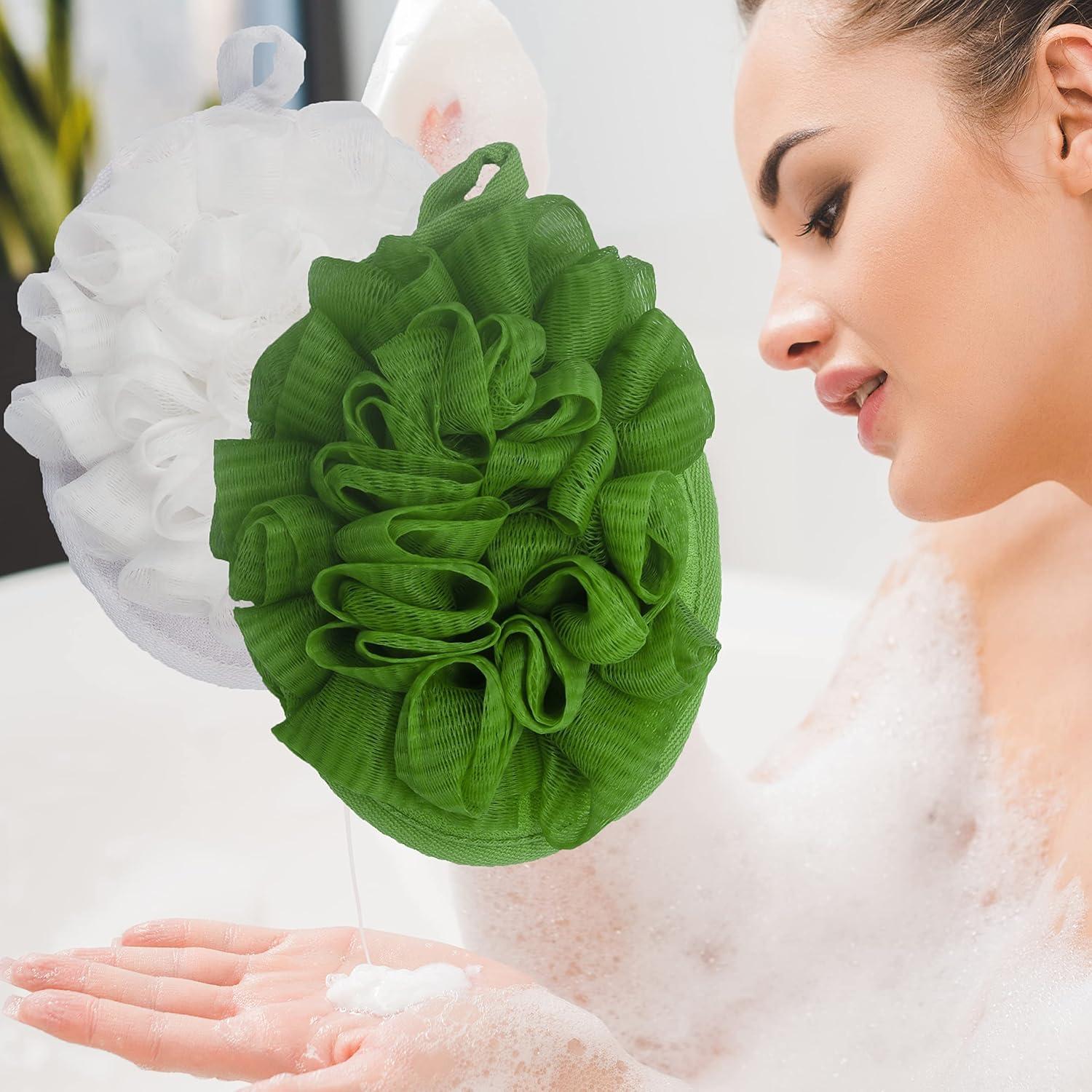 Paquete de 2 Esponjas de Baño Exfoliantes Estfin 17.8x12.7cm