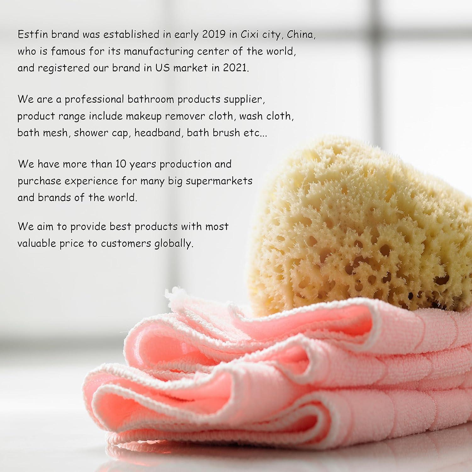 Paquete de 2 Esponjas de Baño Exfoliantes Estfin 17.8x12.7cm