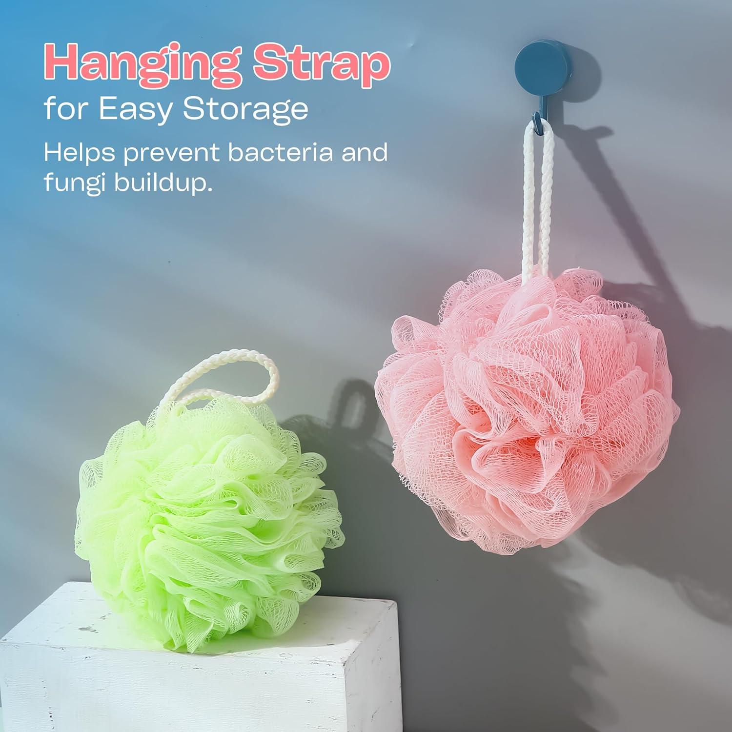 Esponjas de Lufa Exfoliantes LIKEVOW - Paquete de 4 Multicolor