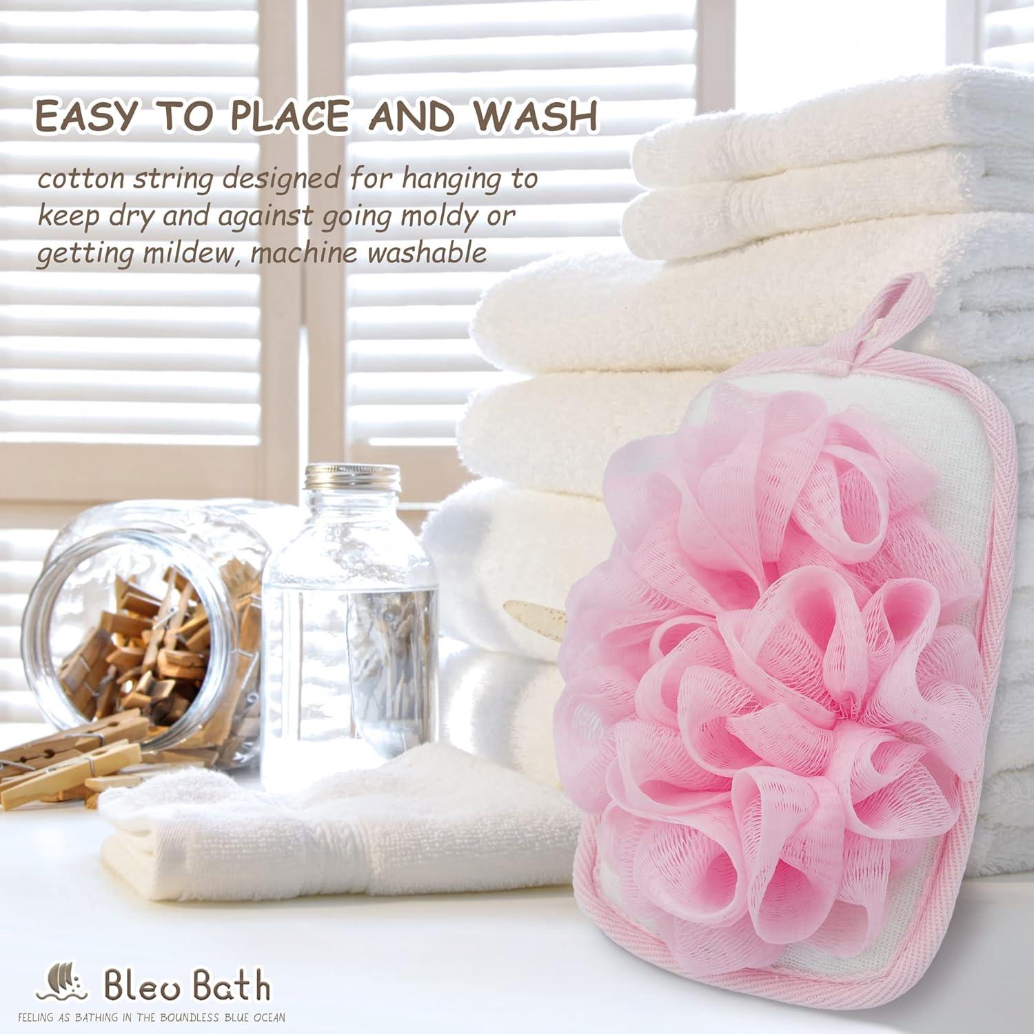 Esponja de Baño Exfoliante 2 Pack Bleu Bath 16x12cm