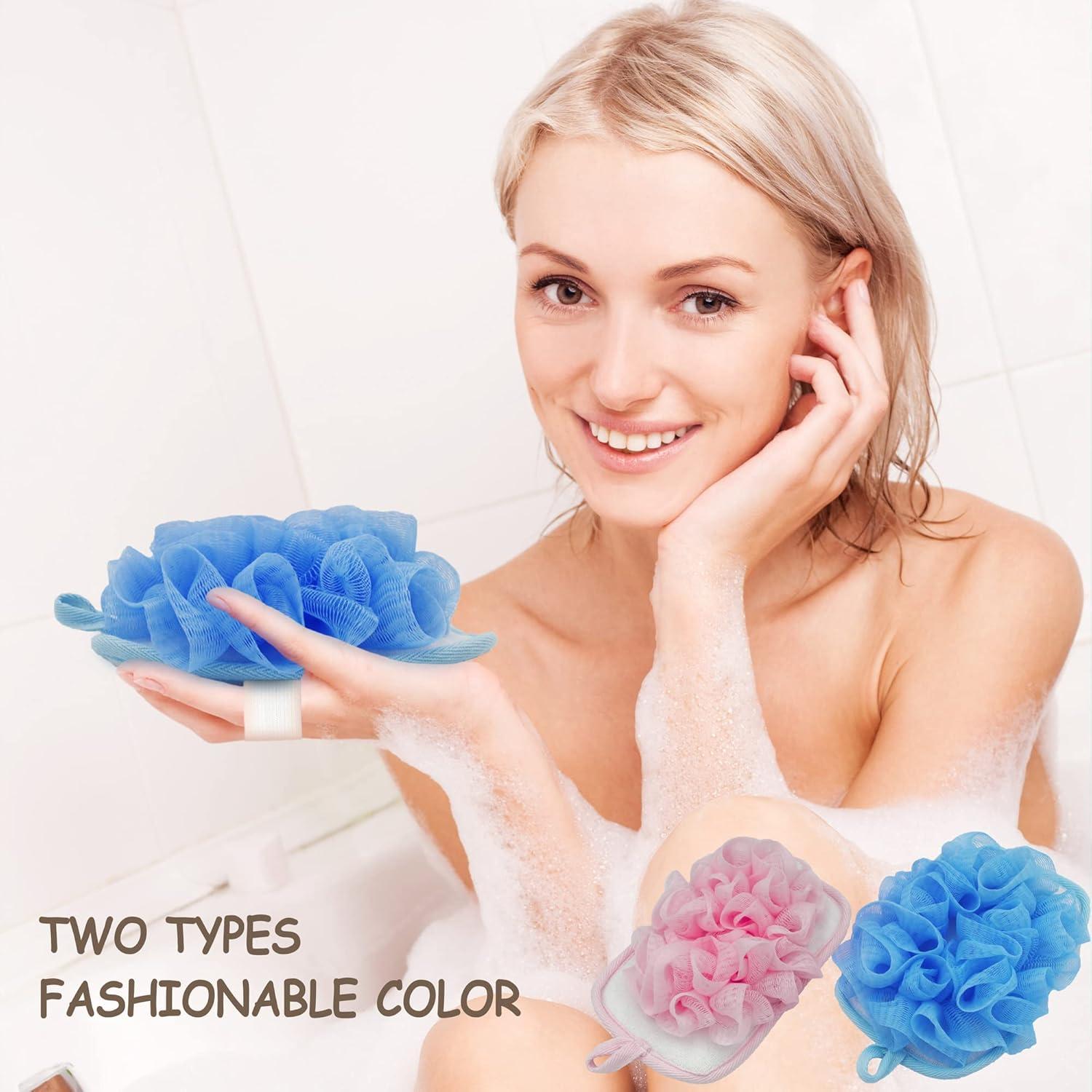 Esponja de Baño Exfoliante 2 Pack Bleu Bath 16x12cm