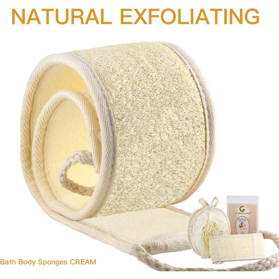 Conjunto de Esponjas Exfoliantes CROVIN - 3 Piezas para Baño