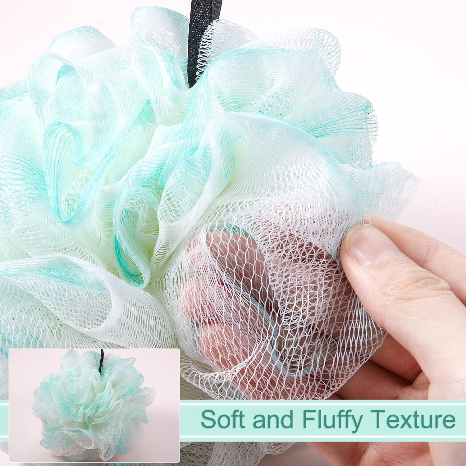 Paquete de 48 Esponjas de Baño Shellwei 50g Exfoliantes