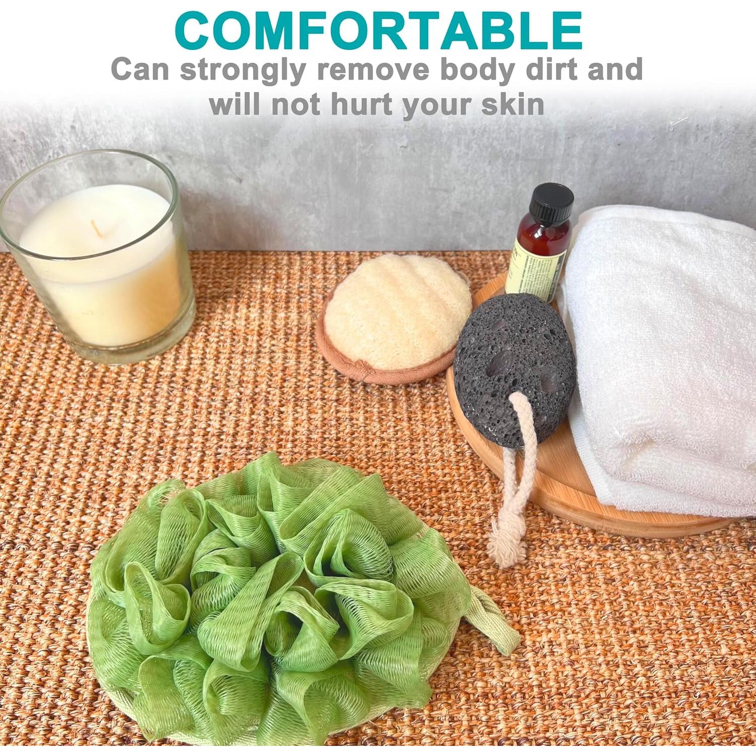 Mitones Exfoliantes para Baño Spa Mr.Cui'shop - 2 Piezas