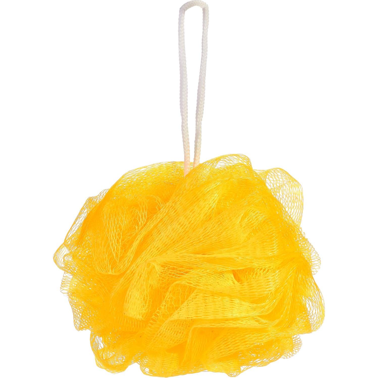 Esponjas de Ducha Exfoliantes BRUBAKER - Set de 5 - Amarillo