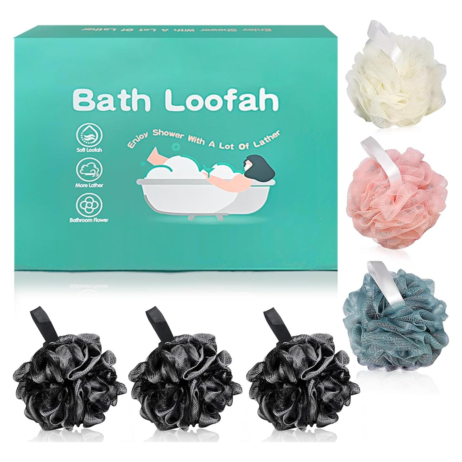 Esponjas de Lufa Amazerbst 6 Pack Exfoliantes 50g