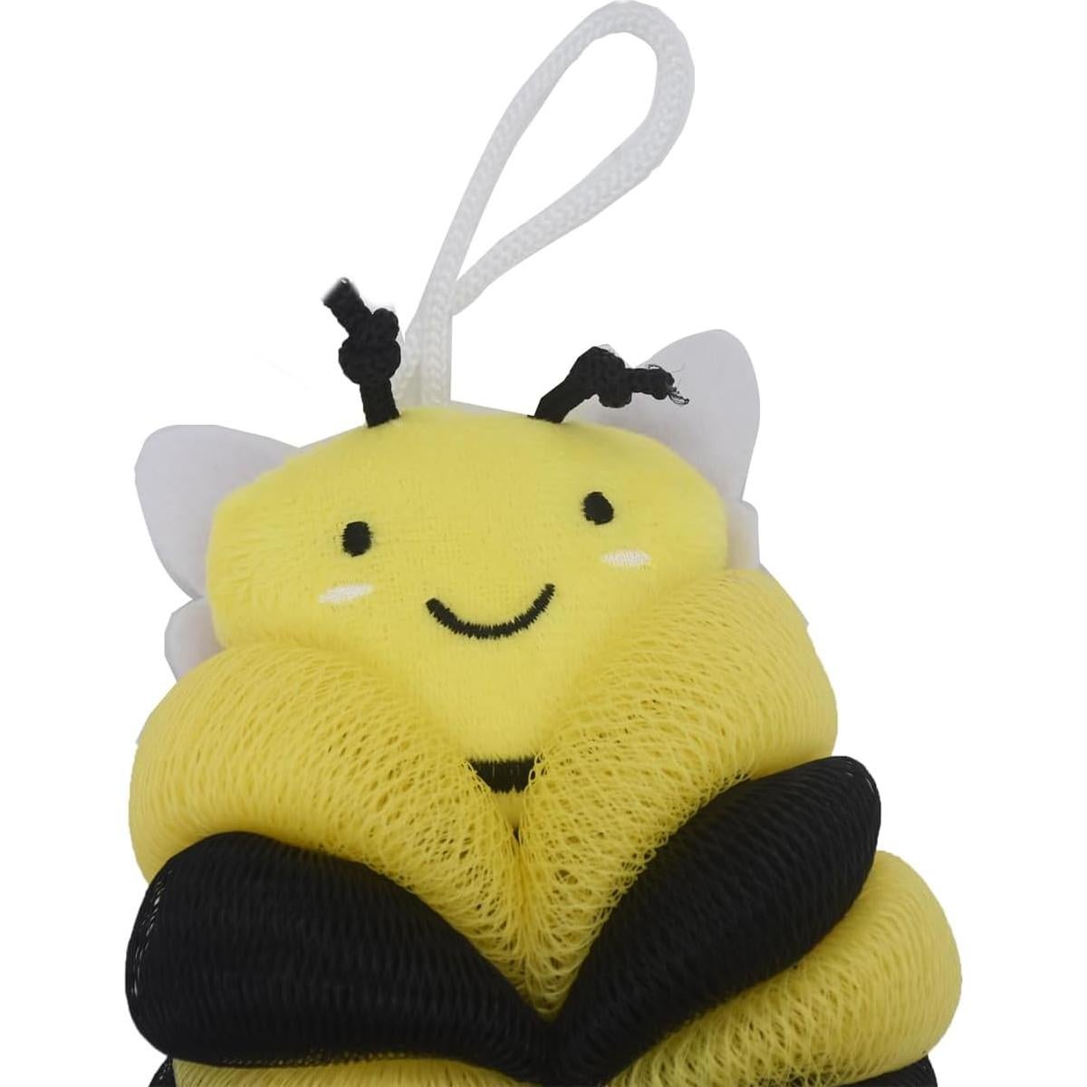 Esponja de Baño Exfoliante Cslbiuni Abeja Kawaii 2cm