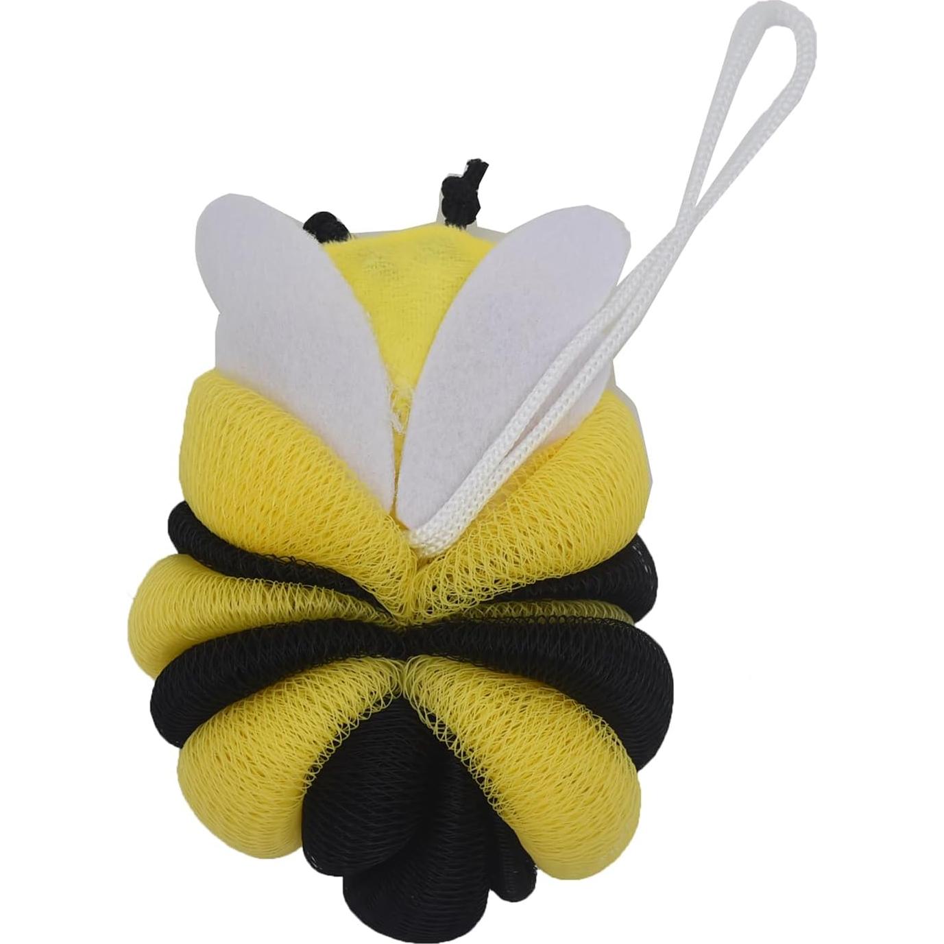 Esponja de Baño Exfoliante Cslbiuni Abeja Kawaii 2cm