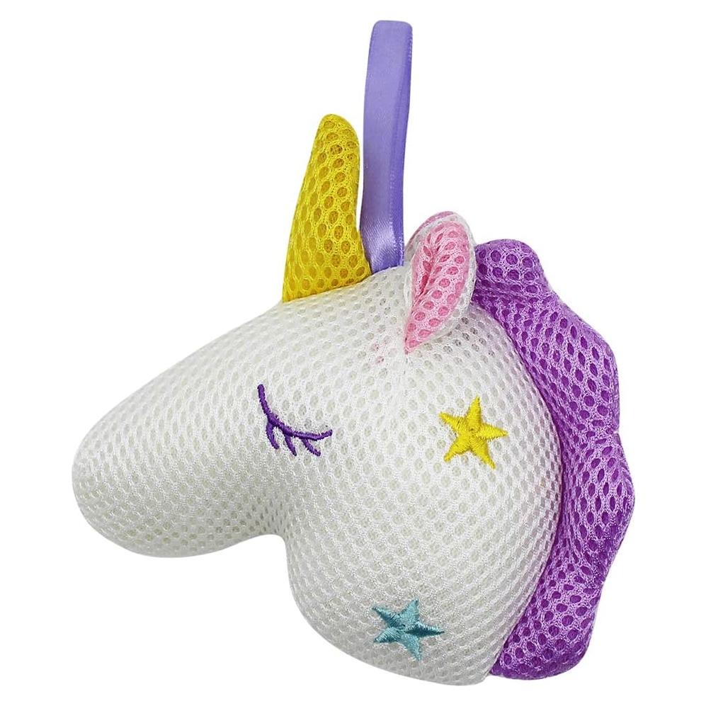 Esponja de Baño Suillty Unicornio Rosa Ecológica 15x11x7.5 cm