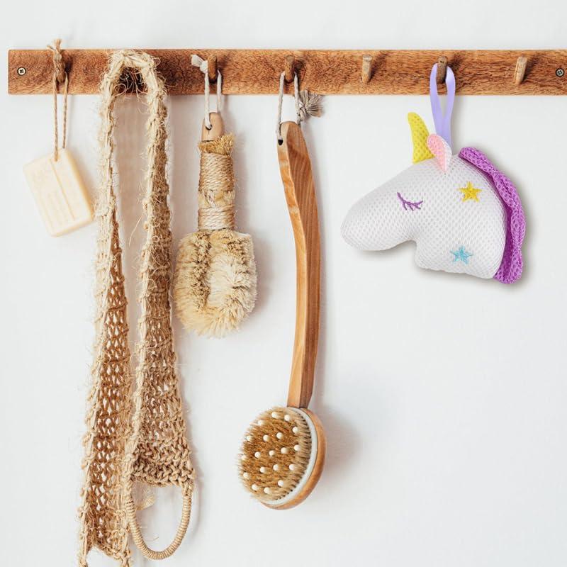 Esponja de Baño Suillty Unicornio Rosa Ecológica 15x11x7.5 cm