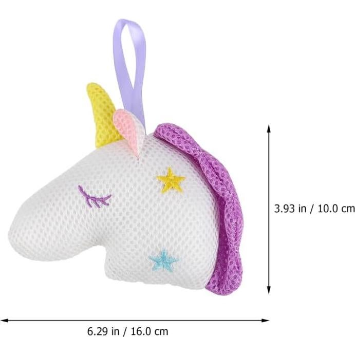 Esponja de Baño Suillty Unicornio Rosa Ecológica 15x11x7.5 cm