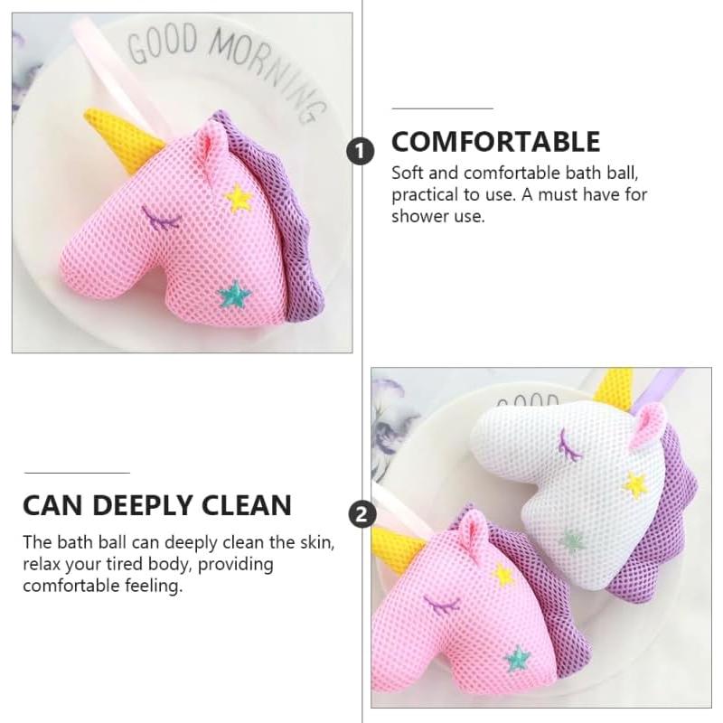 Esponja de Baño Suillty Unicornio Rosa Ecológica 15x11x7.5 cm