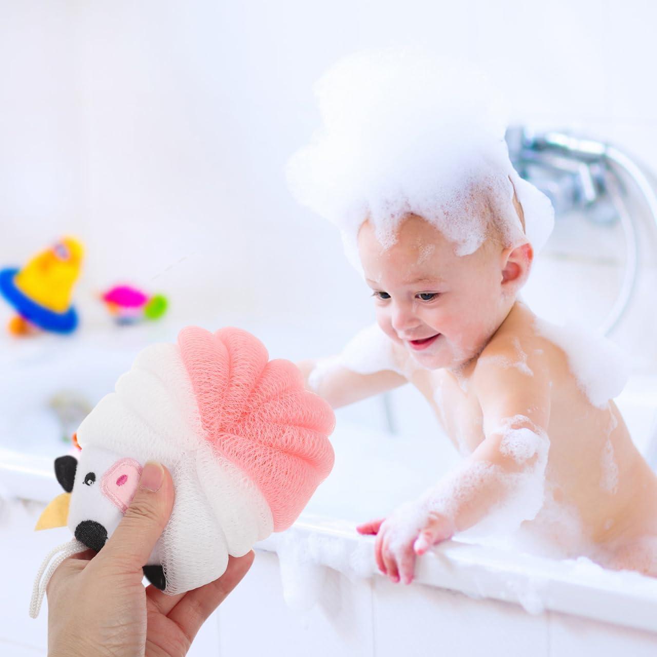 Esponjas de Baño para Niños Baluue 2 Piezas Diseño Cartoon