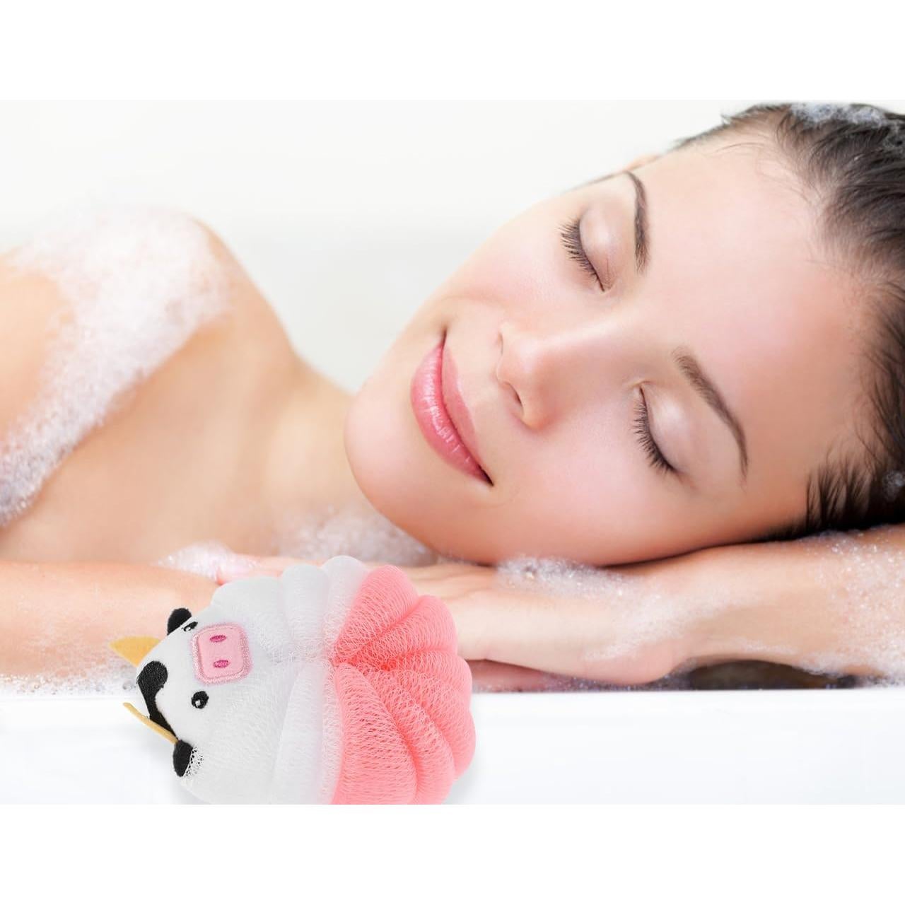 Esponjas de Baño para Niños Baluue 2 Piezas Diseño Cartoon