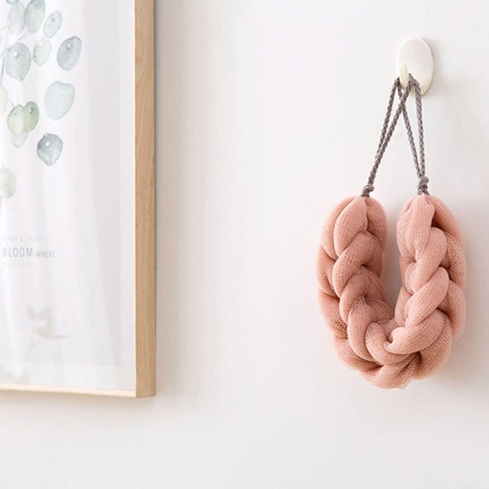 Esponja de Ducha Exfoliante PE Rosa 2 Piezas JSYPWEIJIE