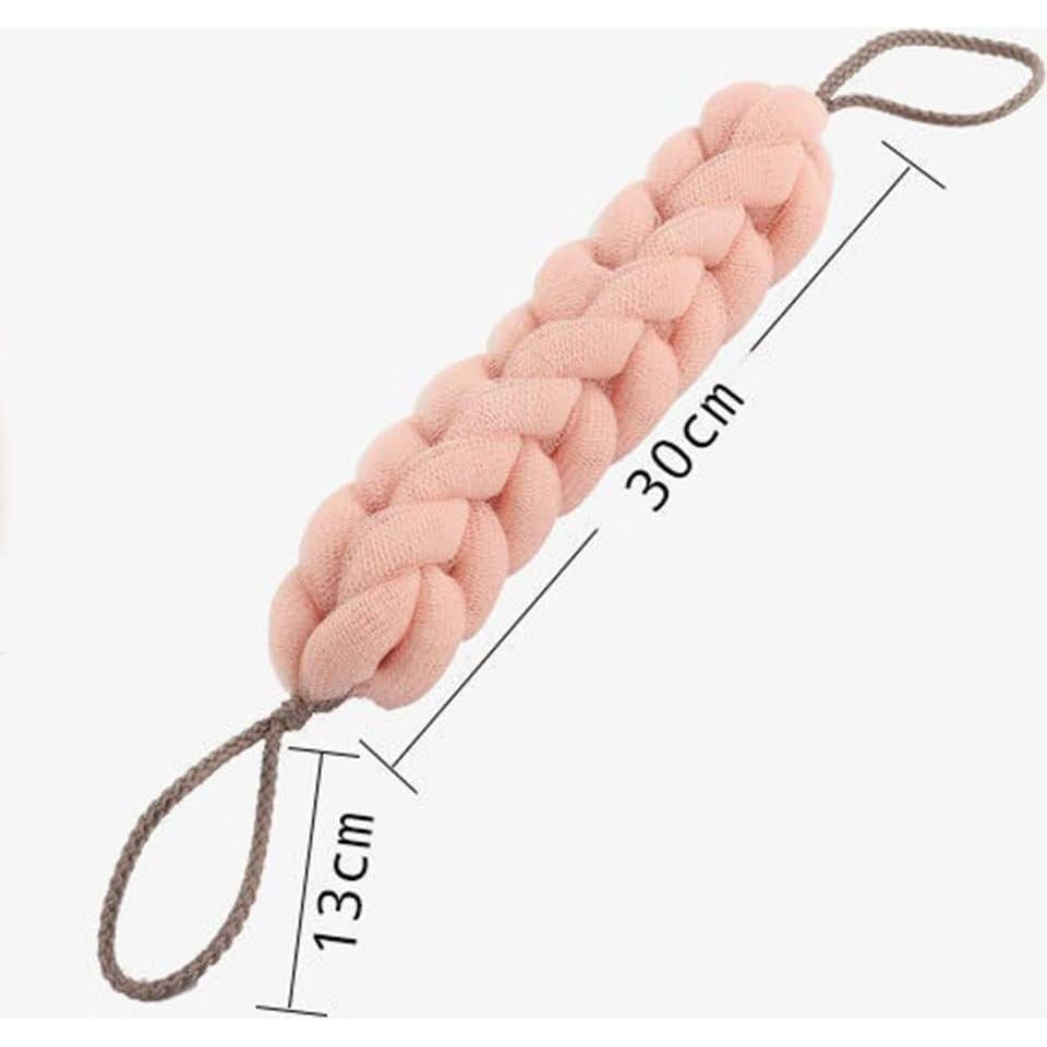 Esponja de Ducha Exfoliante PE Rosa 2 Piezas JSYPWEIJIE