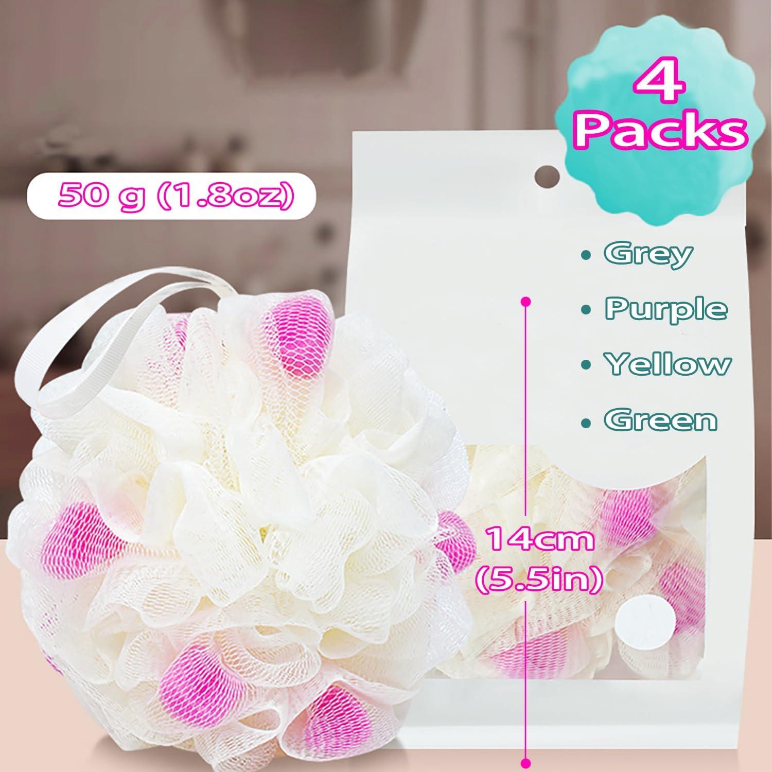 Esponja Exfoliante de Ducha MURRI&MURRDI - Paquete de 4 Colores