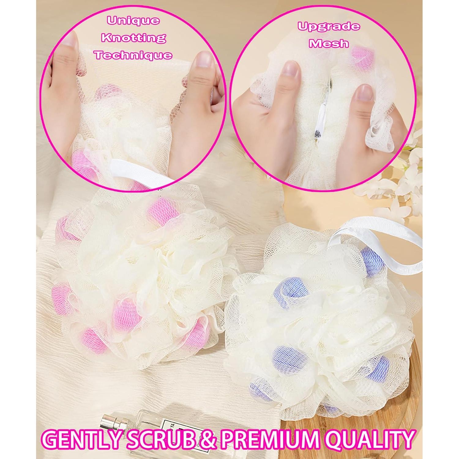 Esponja Exfoliante de Ducha MURRI&MURRDI - Paquete de 4 Colores