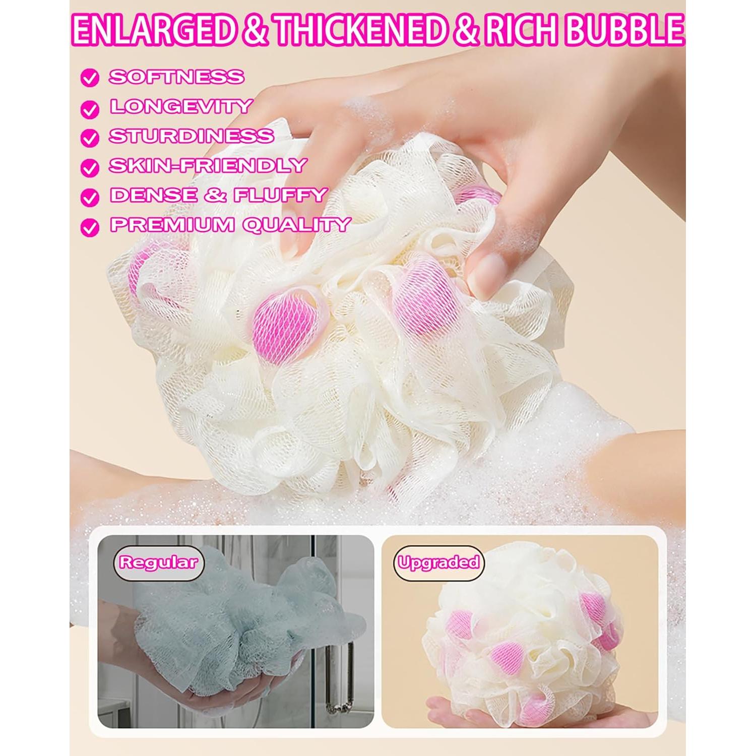 Esponja Exfoliante de Ducha MURRI&MURRDI - Paquete de 4 Colores