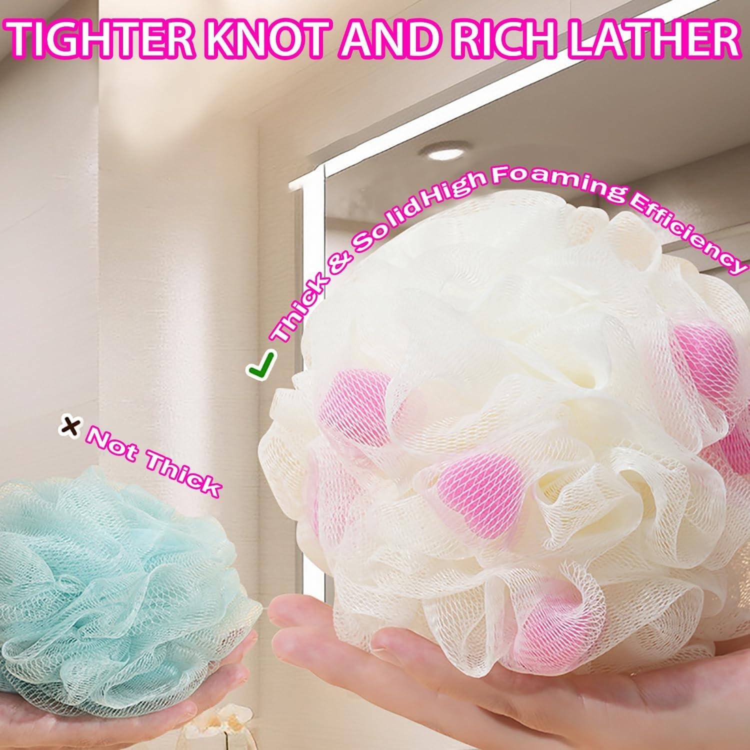 Esponja Exfoliante de Ducha MURRI&MURRDI - Paquete de 4 Colores