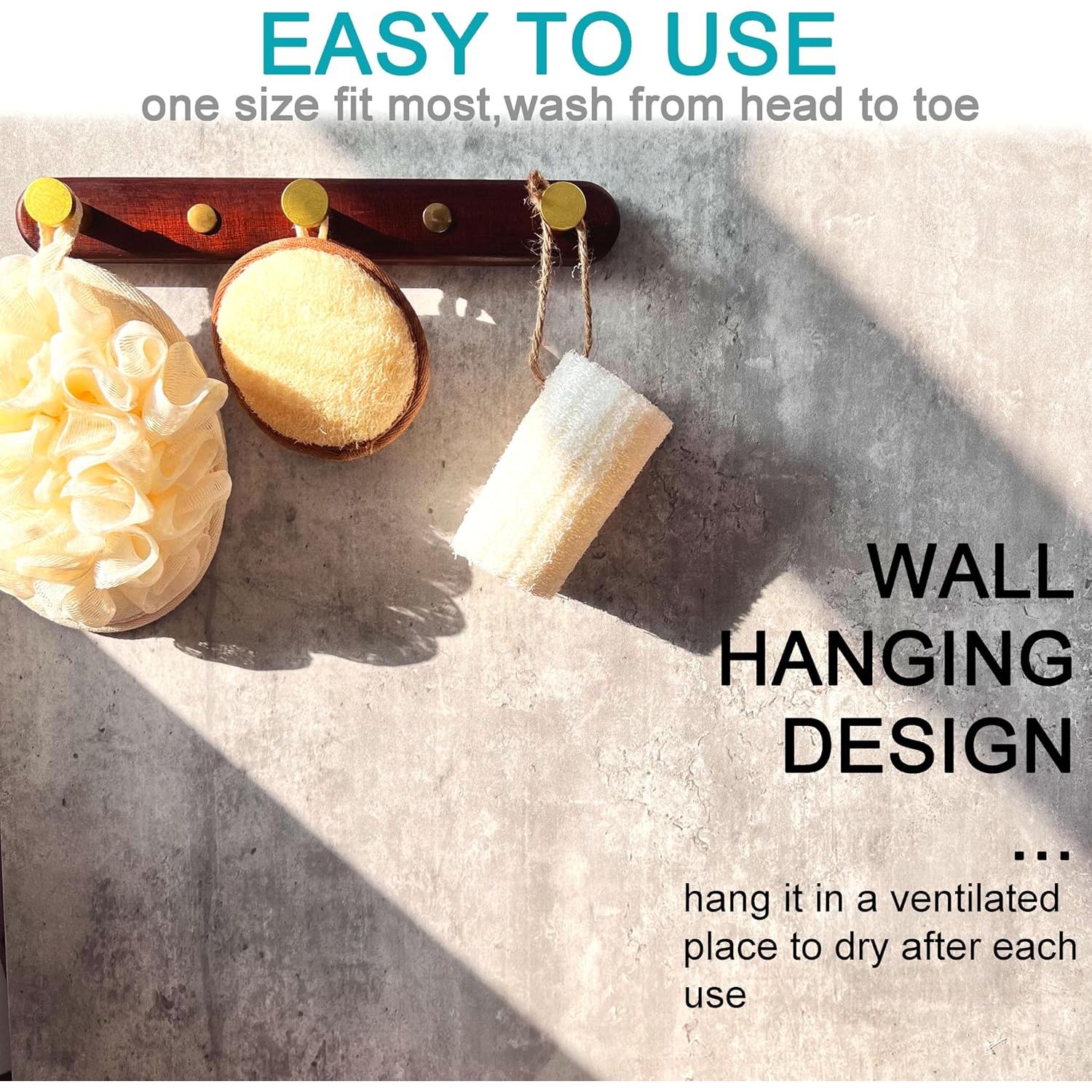 Paquete de 2 Mitones Exfoliantes Mr.Cui'shop para Baño