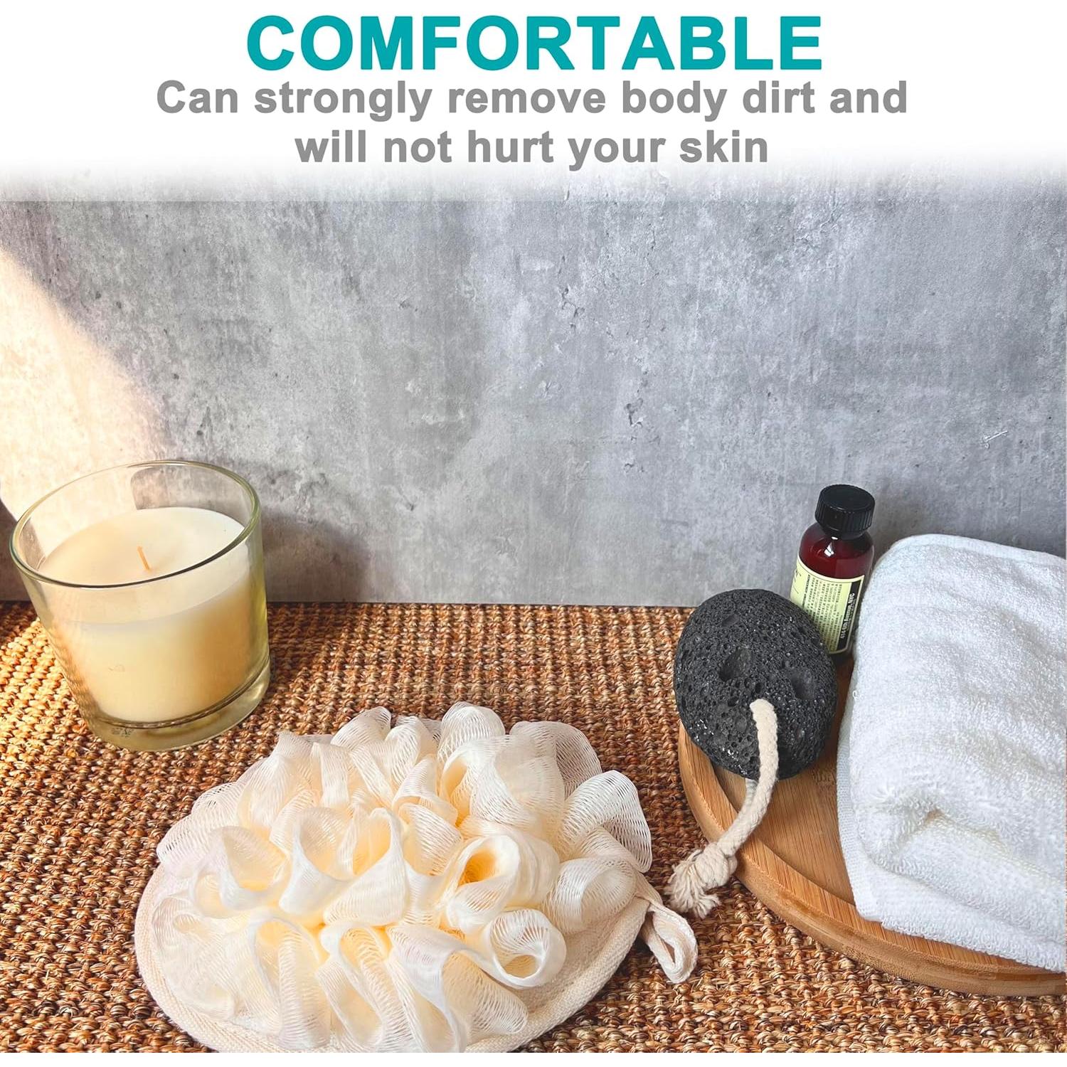 Paquete de 2 Mitones Exfoliantes Mr.Cui'shop para Baño