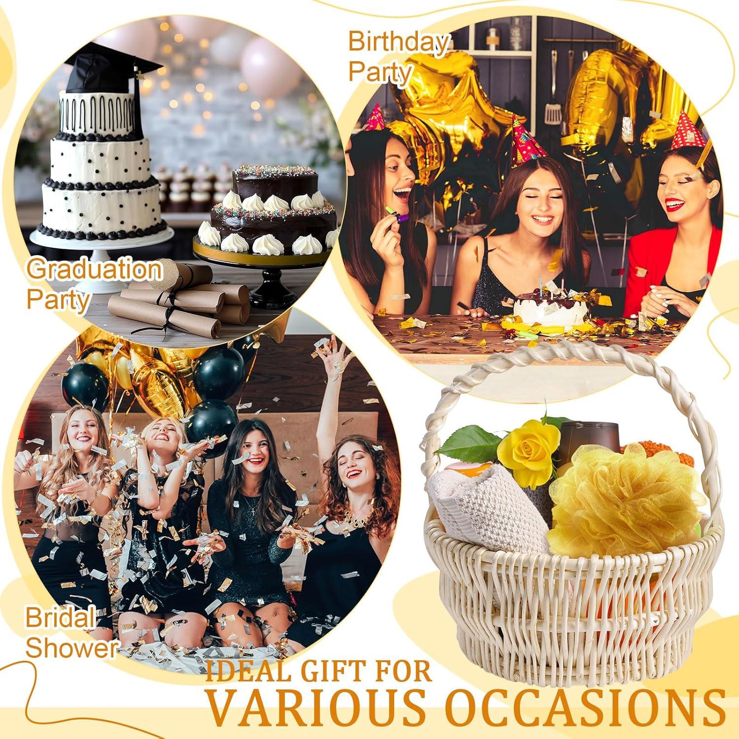 12 Esponjas de Ducha Exfoliantes FuWeave Doradas 50g