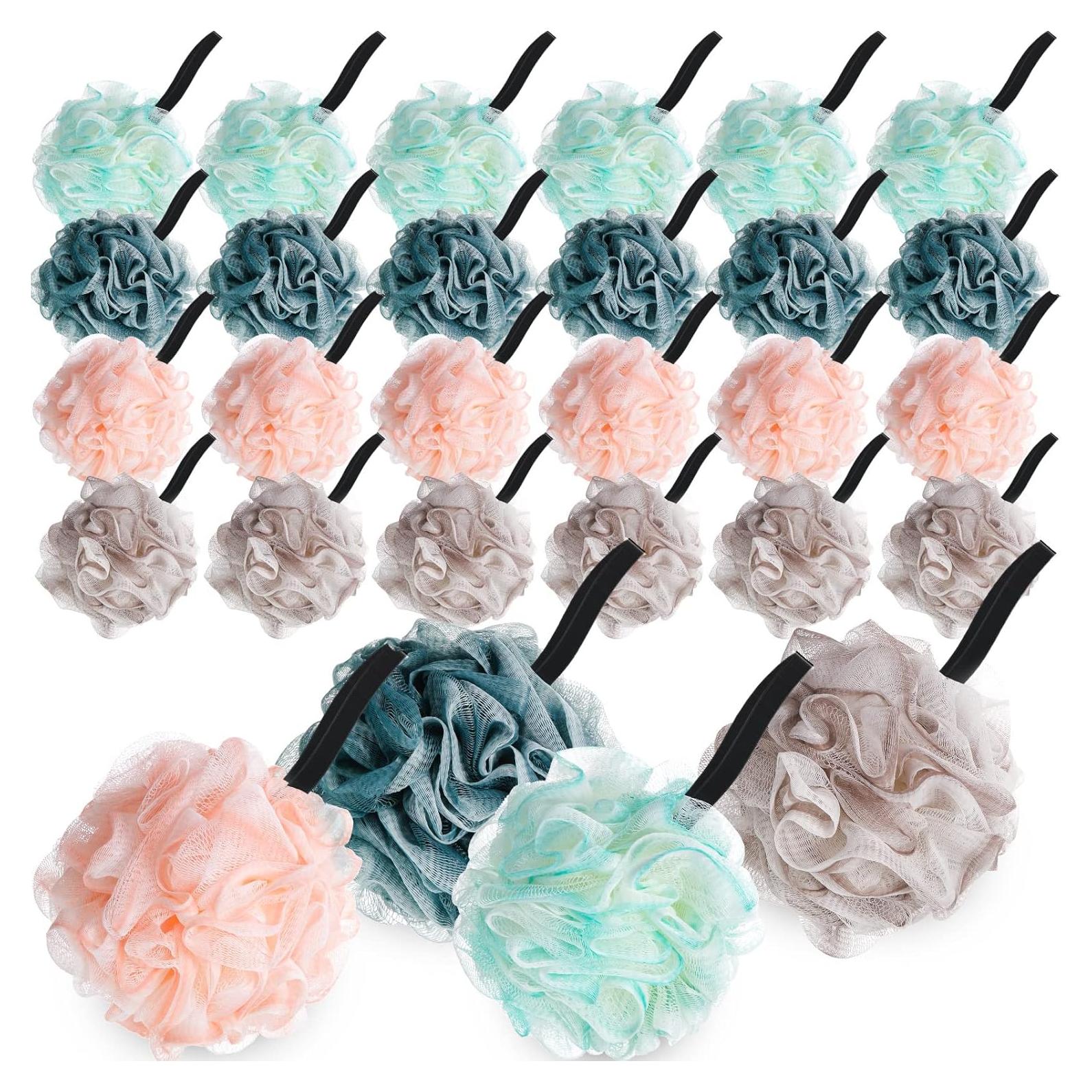 Esponjas de Baño Exfoliantes Sunnyray - 24 Piezas 50g