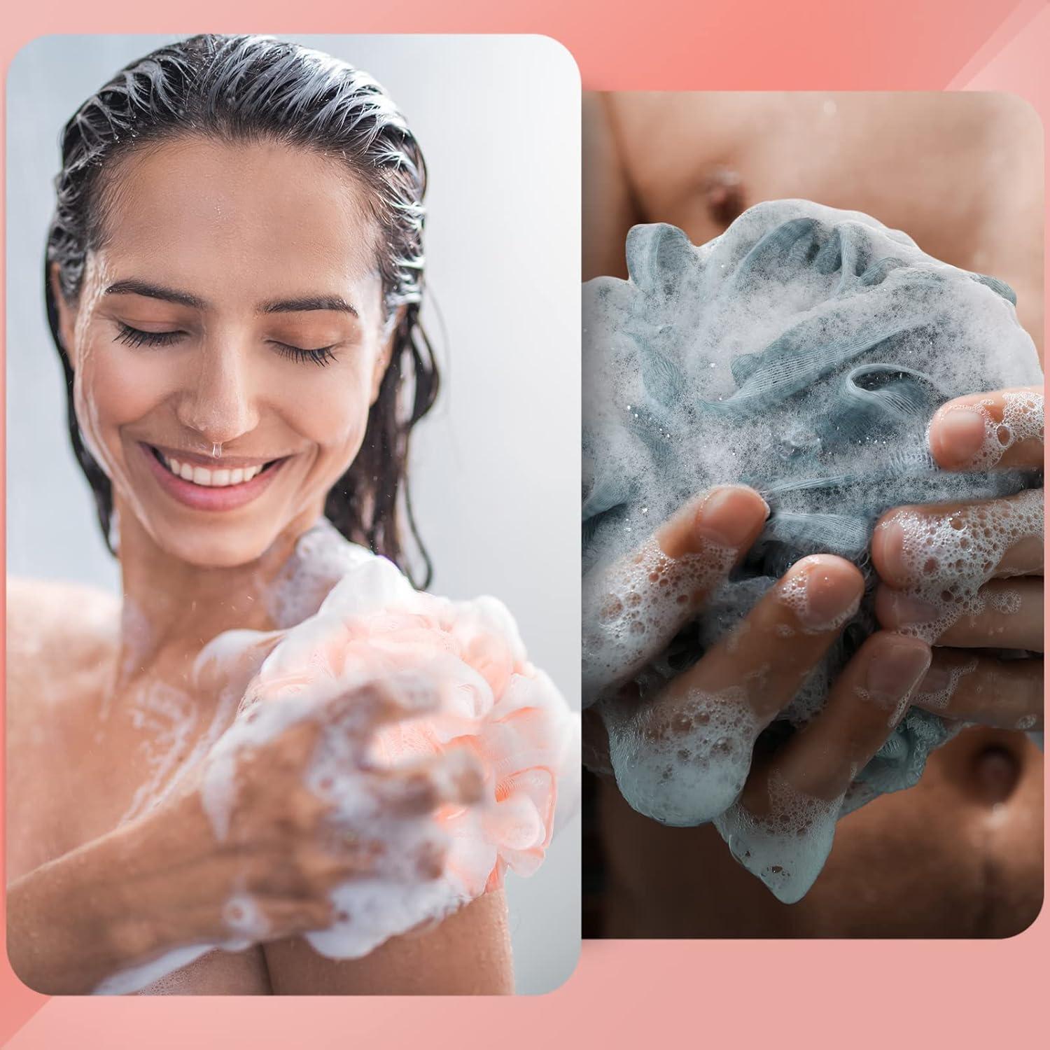 Esponjas de Baño Exfoliantes Sunnyray - 24 Piezas 50g