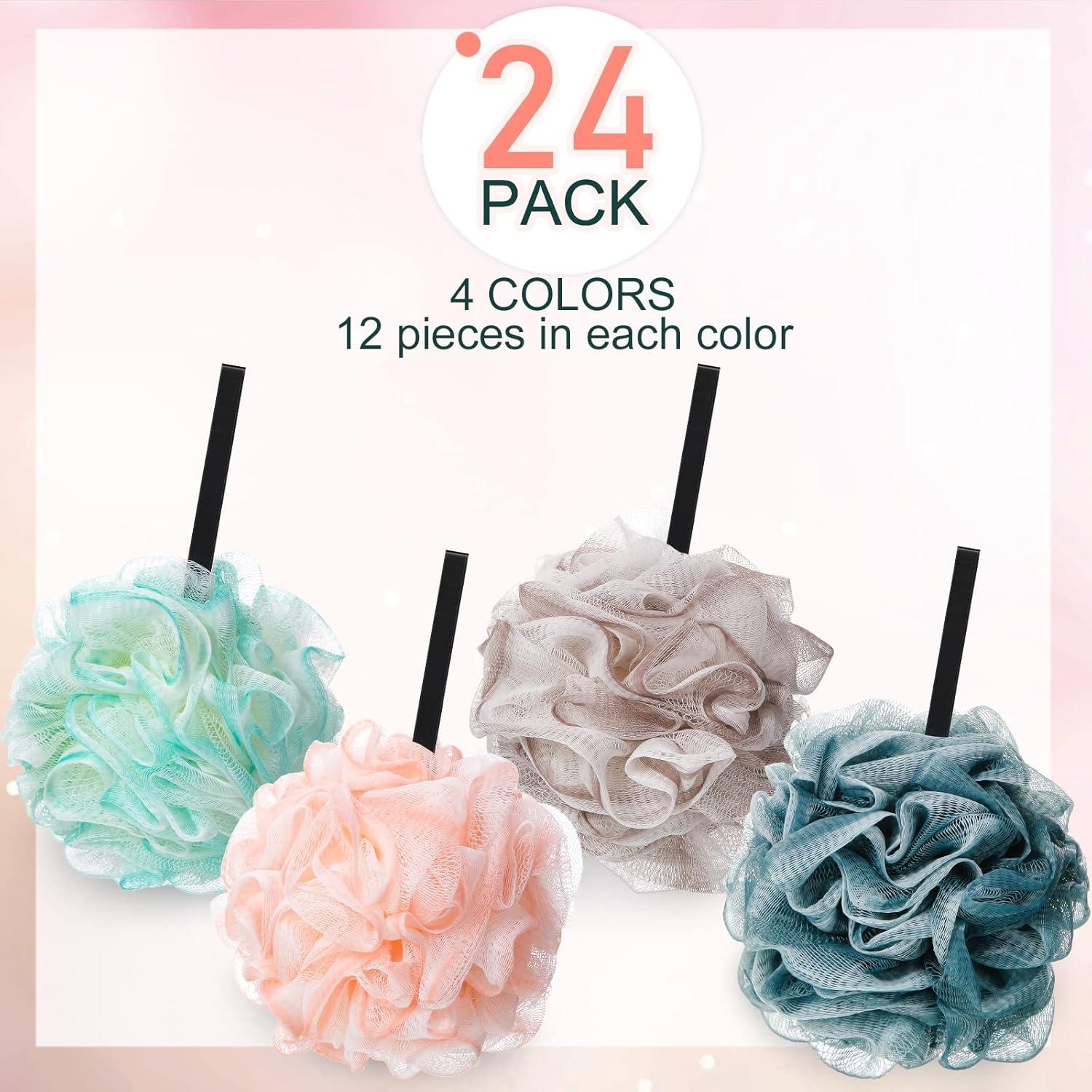 Esponjas de Baño Exfoliantes Sunnyray - 24 Piezas 50g