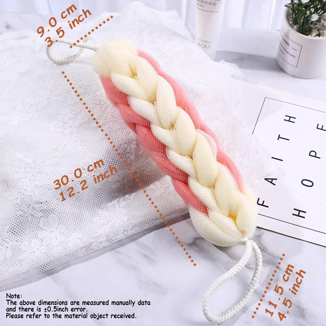 Esponja de Baño Exfoliante AARainbow 2 Paquetes Malla Ducha