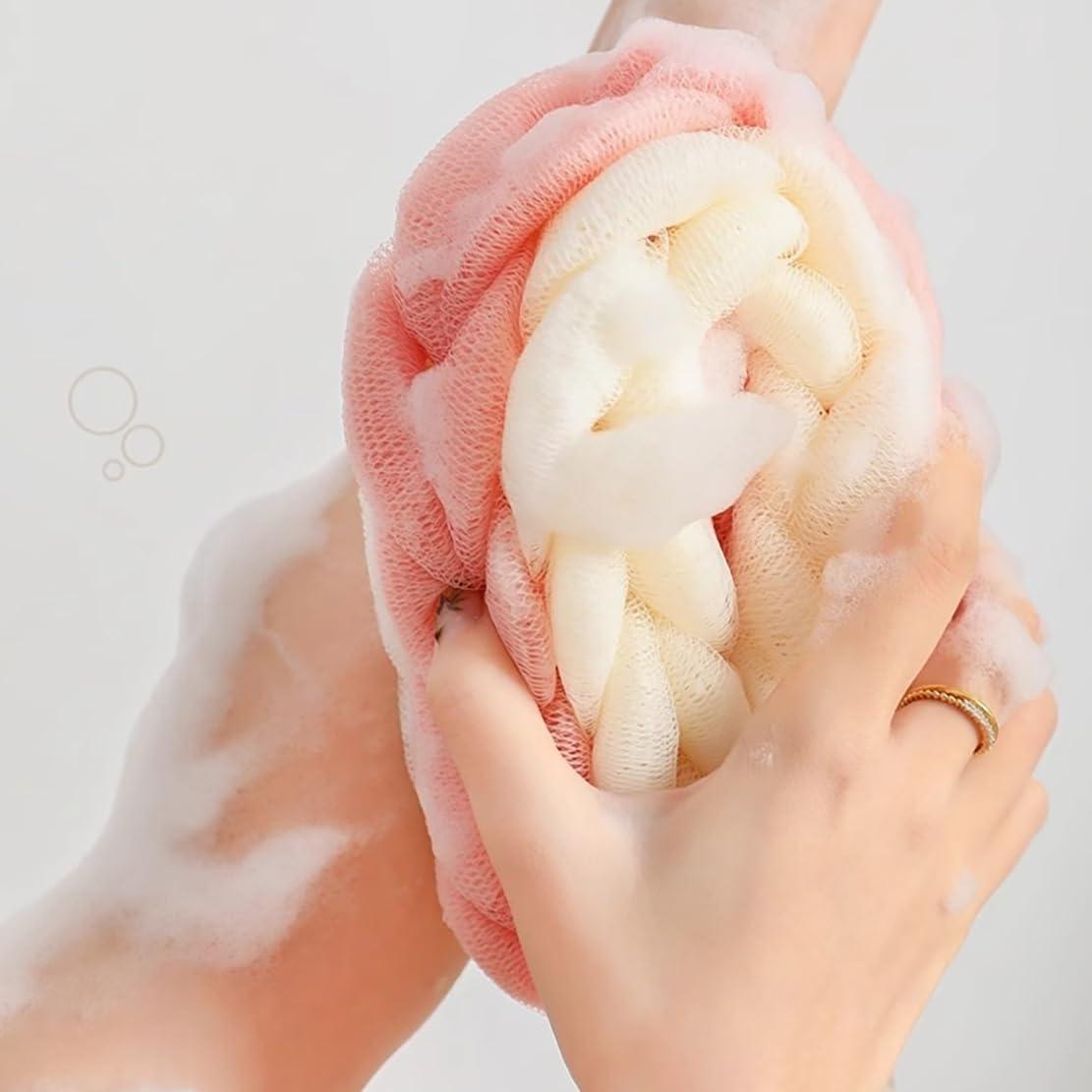 Esponja de Baño Exfoliante AARainbow 2 Paquetes Malla Ducha