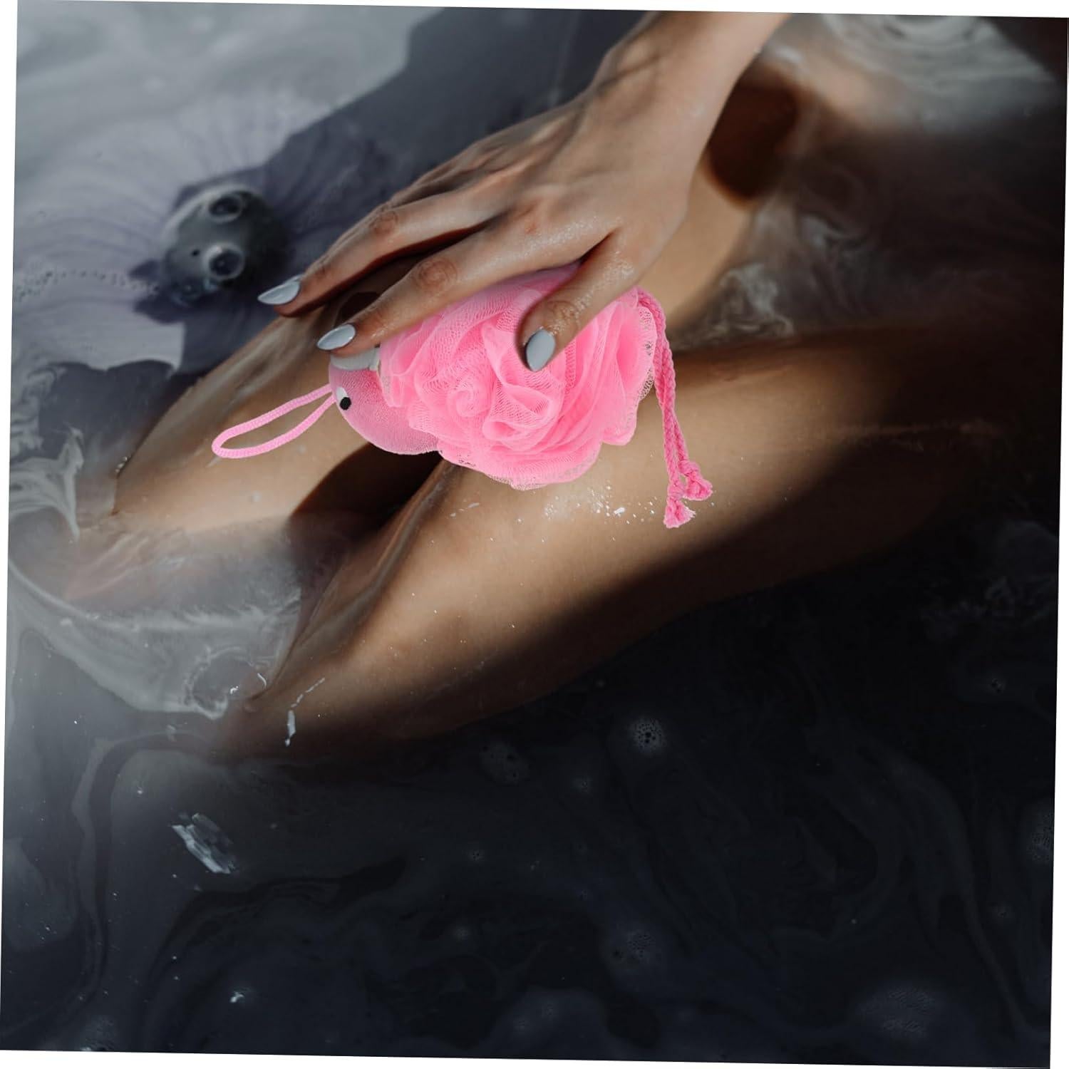 Esponja de Baño Exfoliante Flamenco Rosa Holibanna 25x13 cm