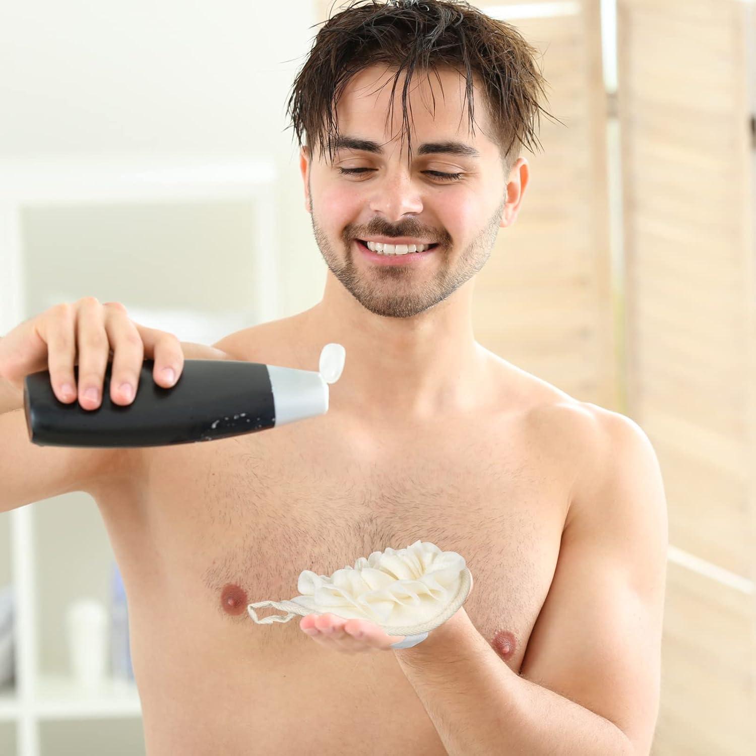 12 Puff de Ducha Exfoliantes Zopeal Lavables 13.2x19.3cm