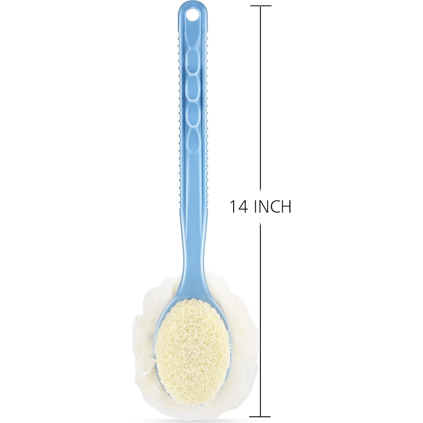 Cepillo de Cuerpo Honice 2 en 1 con Cerda y Lufa 35.88 cm
