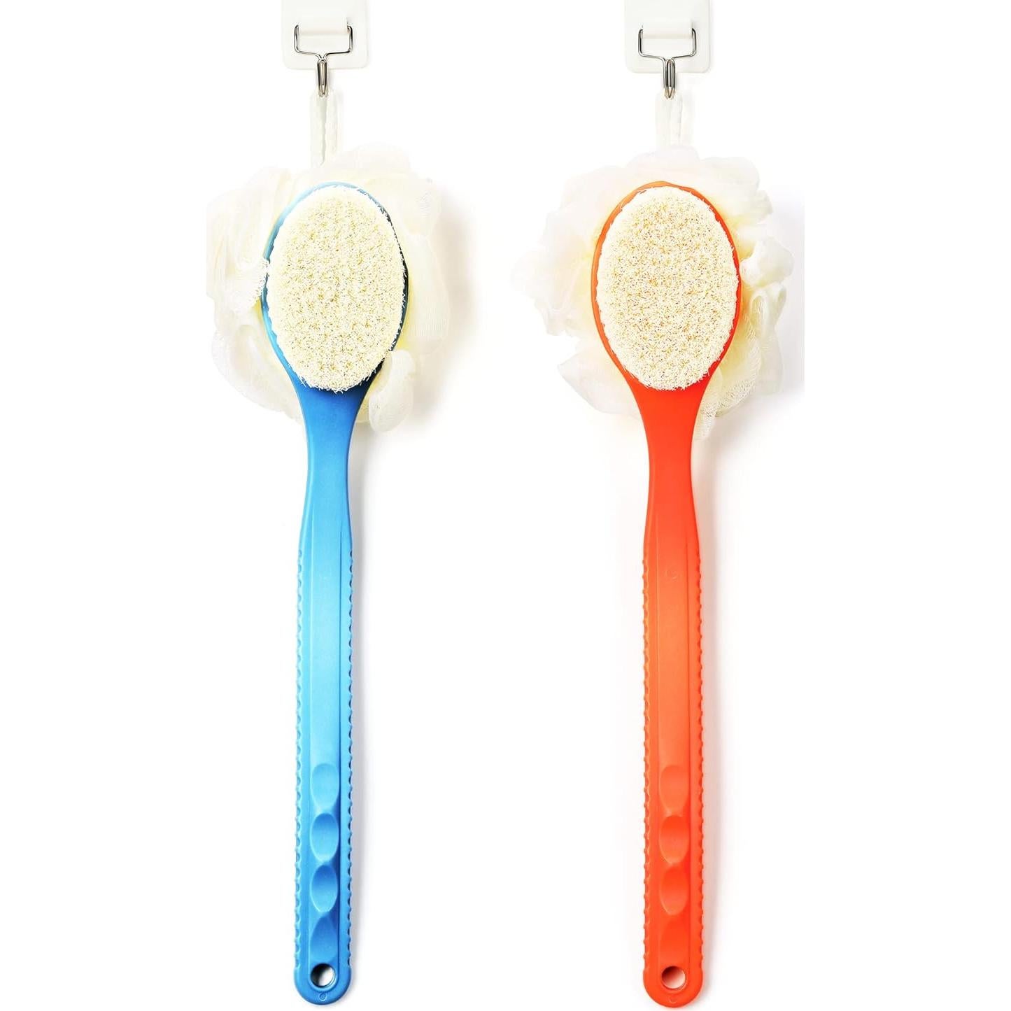 Cepillo de Cuerpo Honice 2 en 1 con Cerda y Lufa 35.88 cm