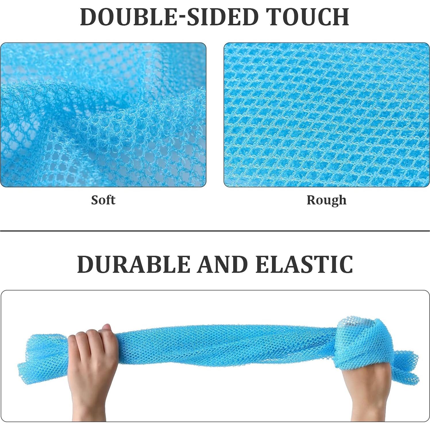 Red Exfoliante Africana VITEVER 80x30 cm - 4 Piezas Multicolor