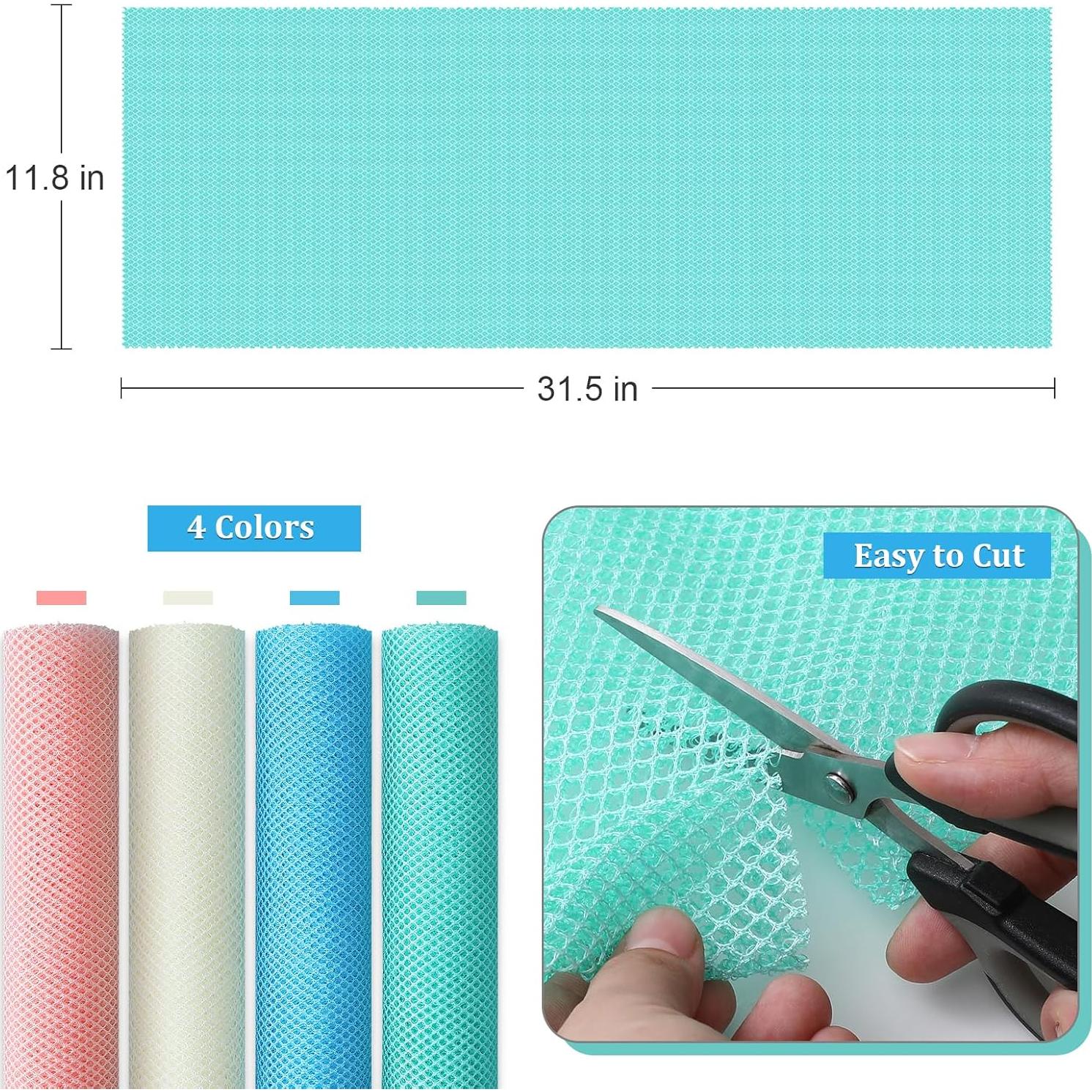 Red Exfoliante Africana VITEVER 80x30 cm - 4 Piezas Multicolor