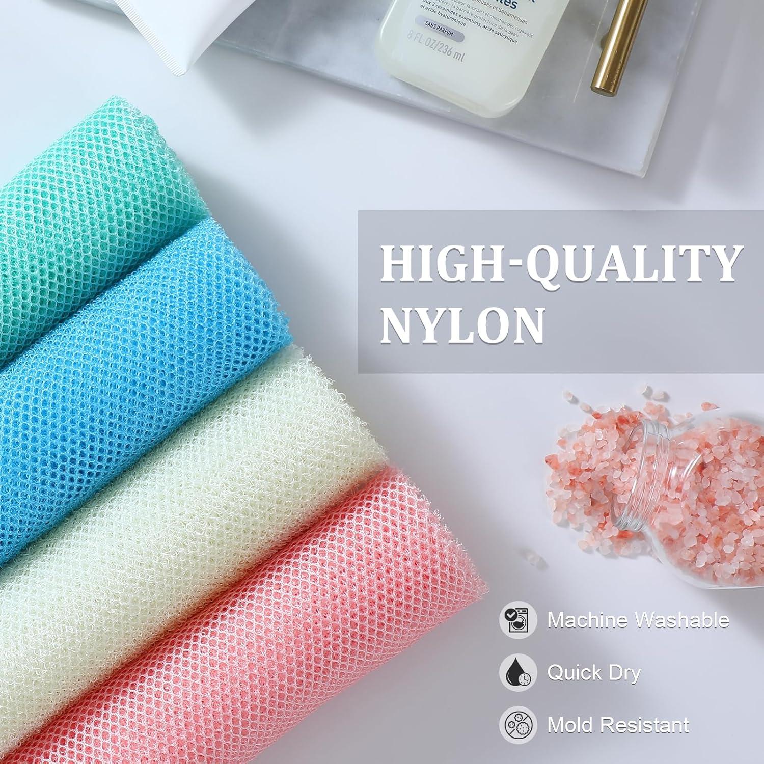 Red Exfoliante Africana VITEVER 80x30 cm - 4 Piezas Multicolor